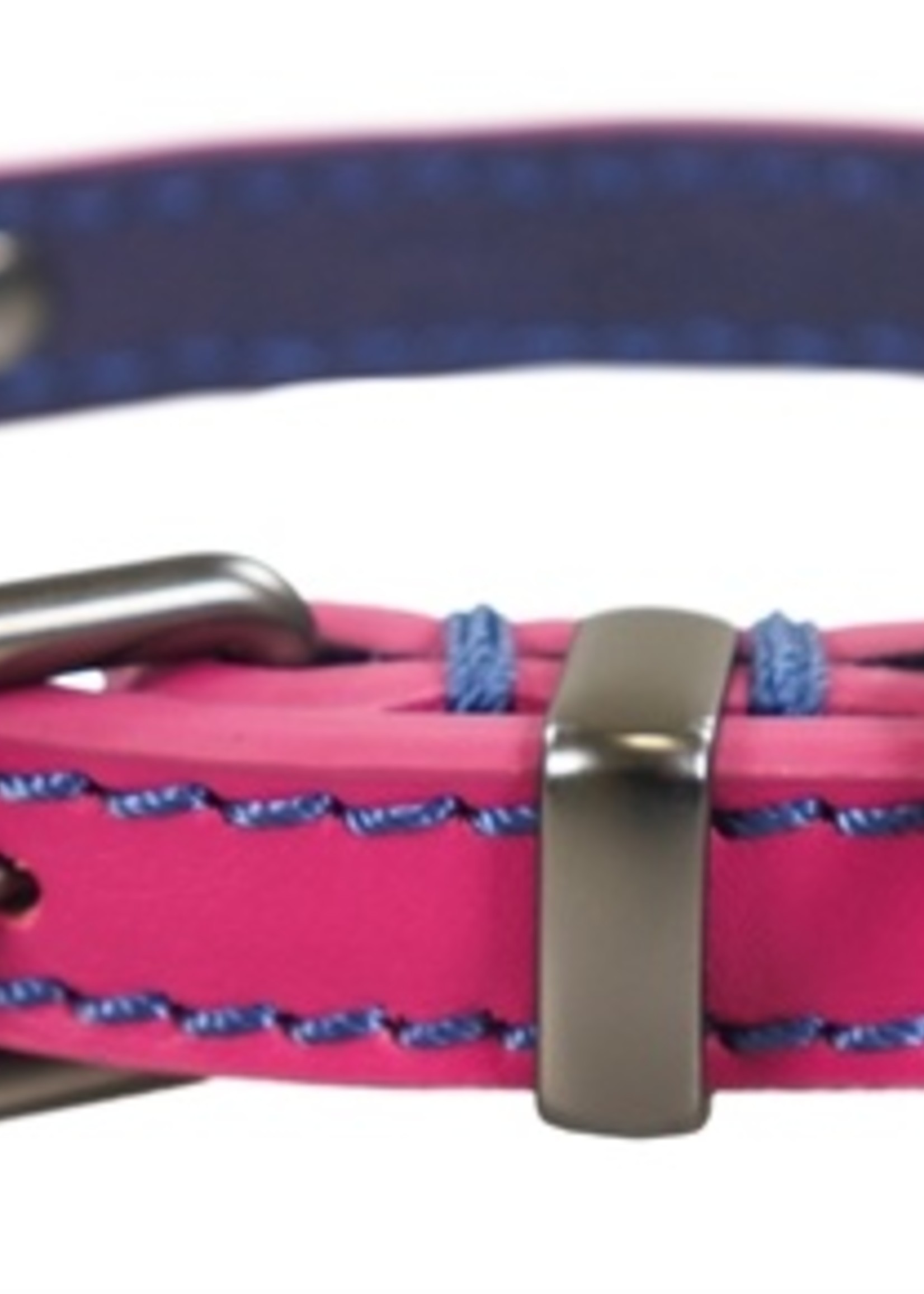 Joules Joules halsband hond leer roze
