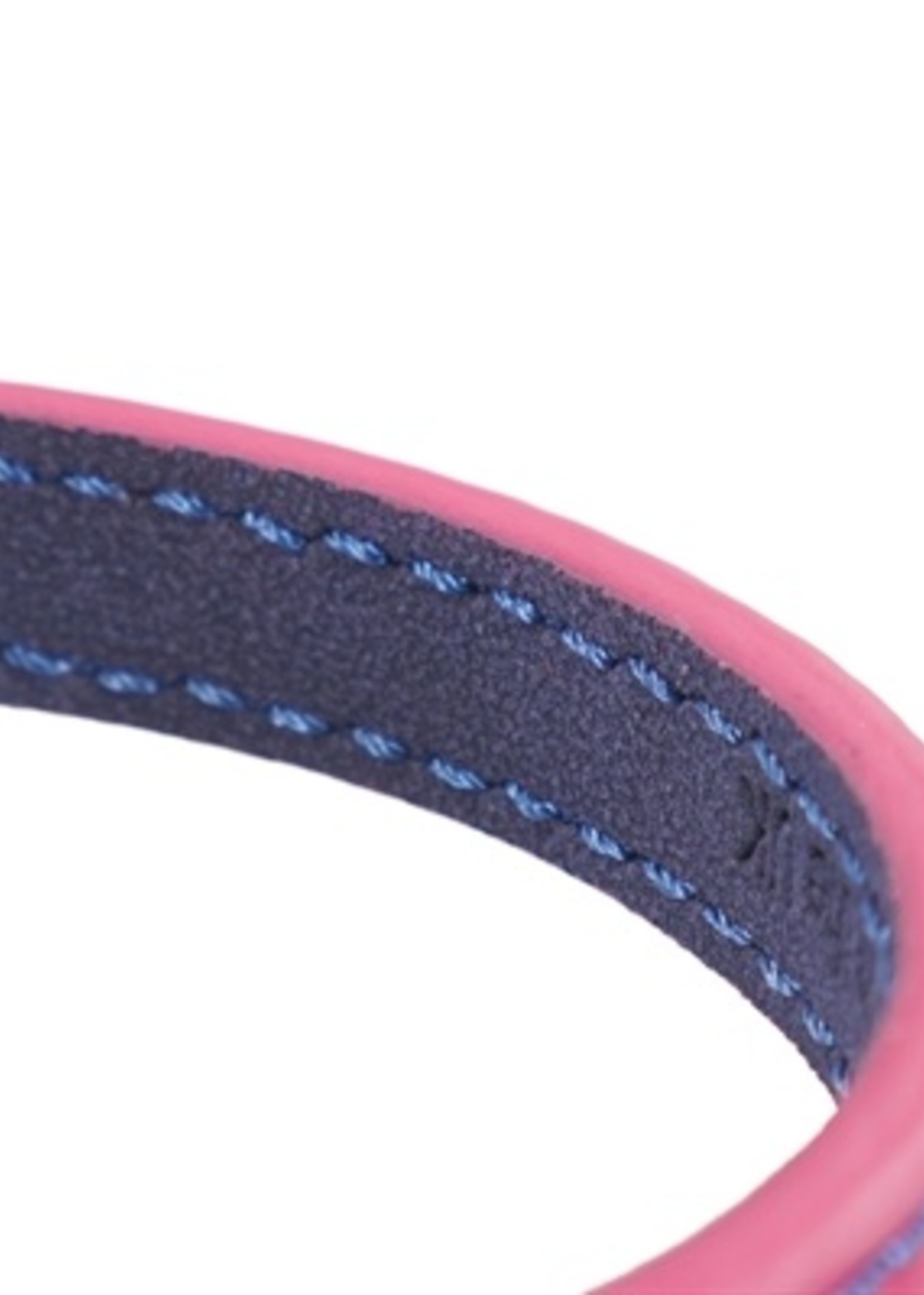 Joules Joules halsband hond leer roze