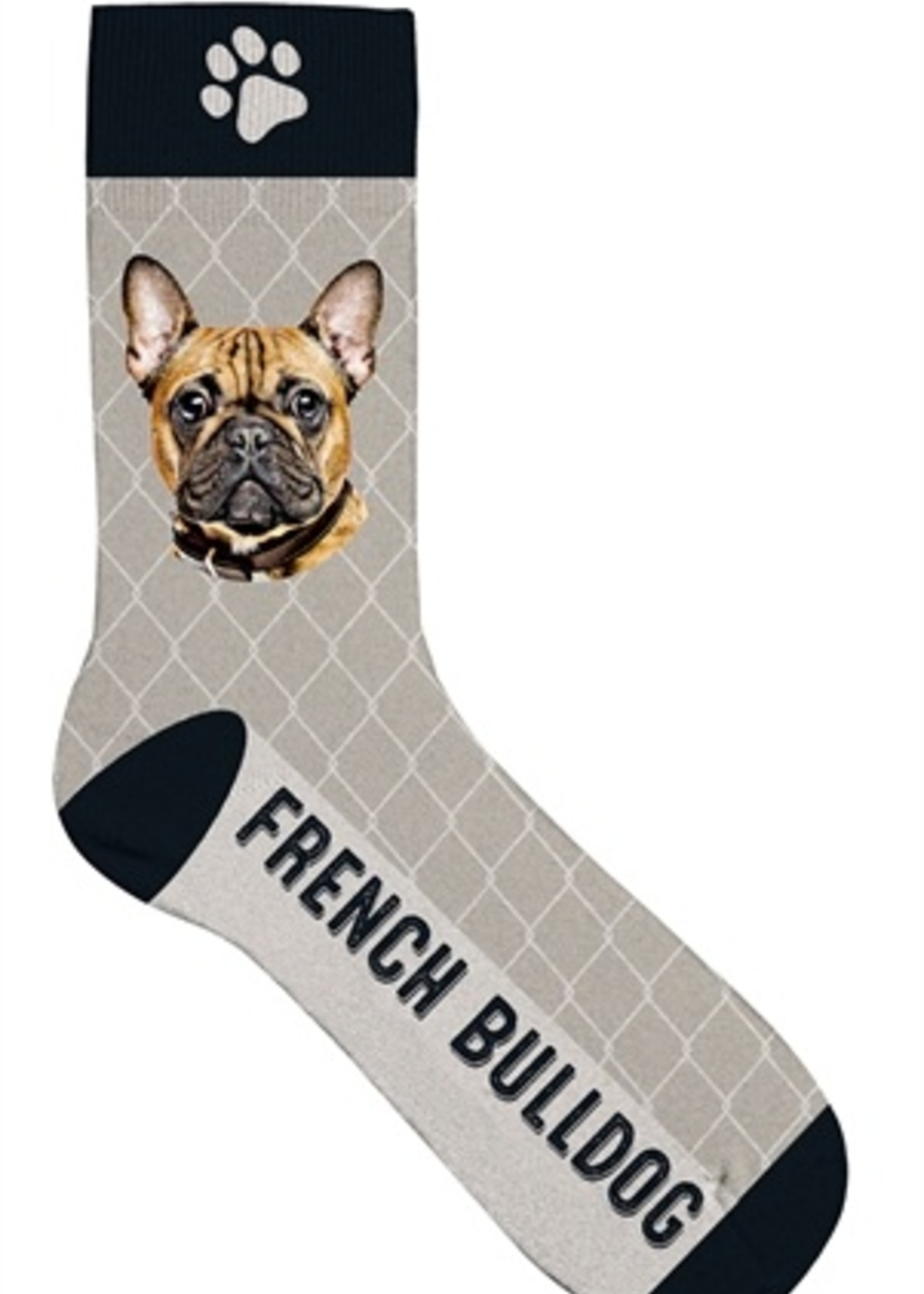 Merkloos Sokken french bulldog
