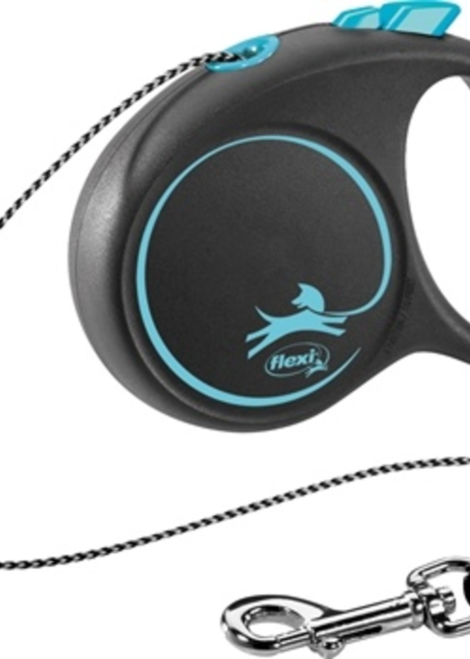 Flexi Flexi rollijn black design cord blauw