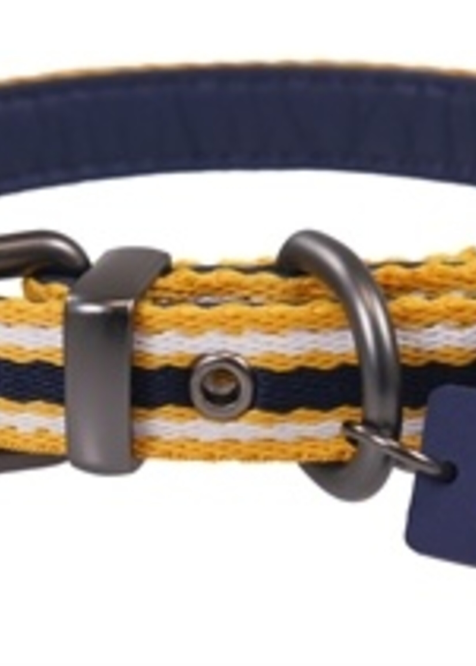 Joules Joules halsband hond coastal navy / geel