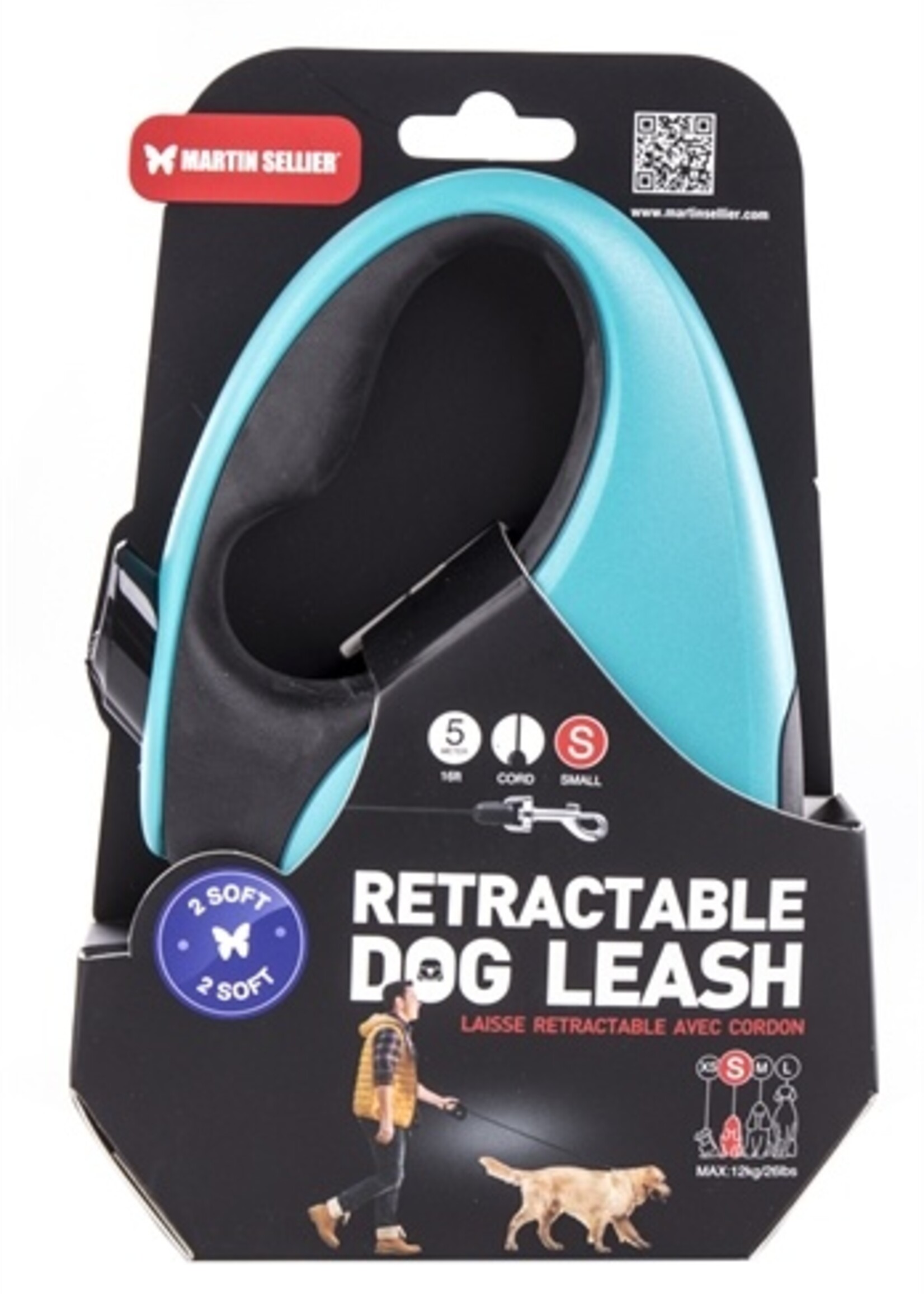 Martin sellier Martin sellier rollijn 2 soft koord turquoise