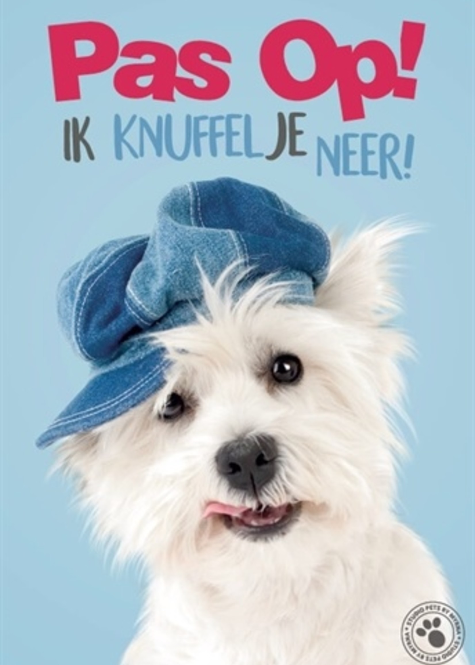 Merkloos Waakbord kunststof studio p westie