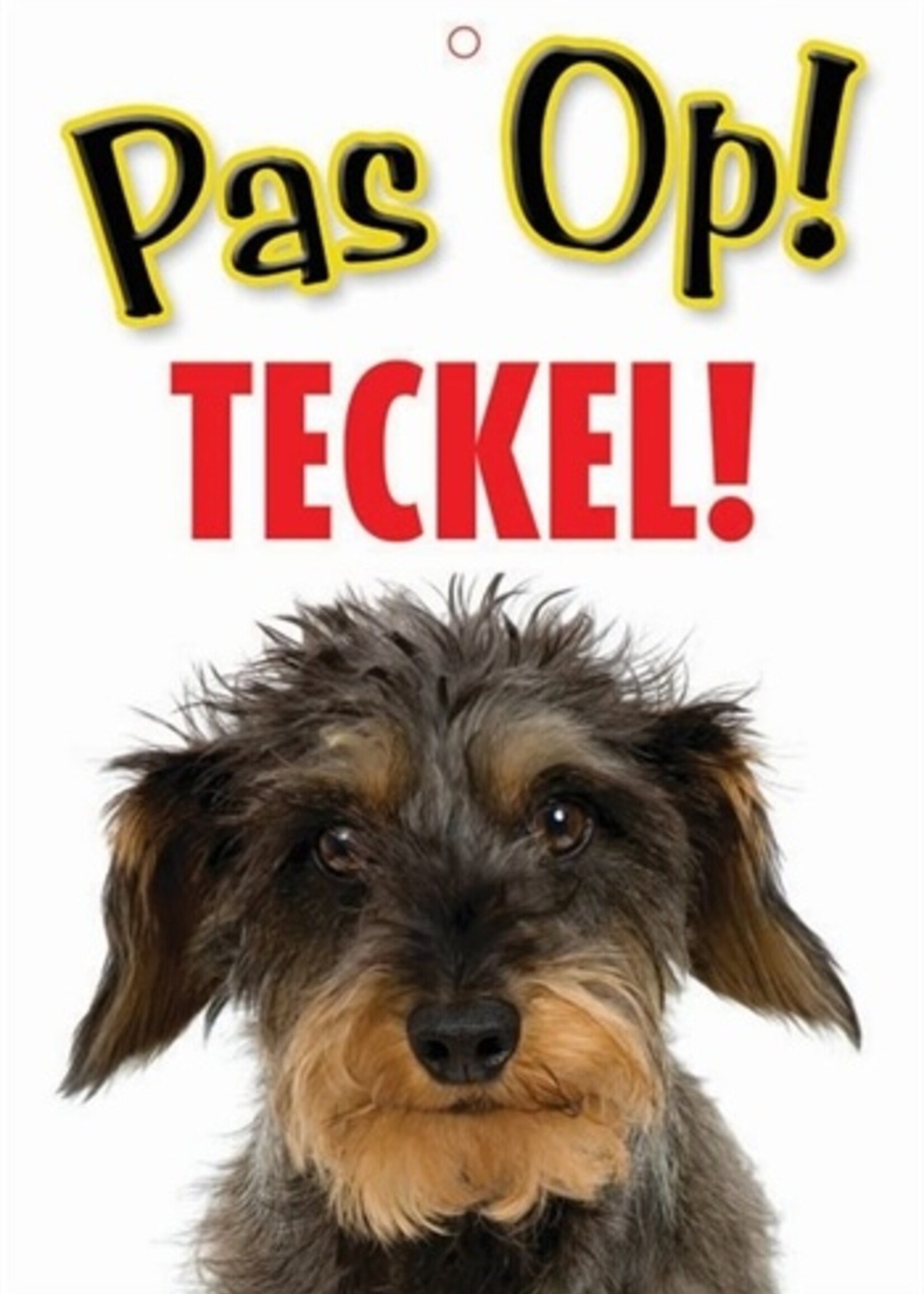 Merkloos Waakbord nederlands kunststof teckel