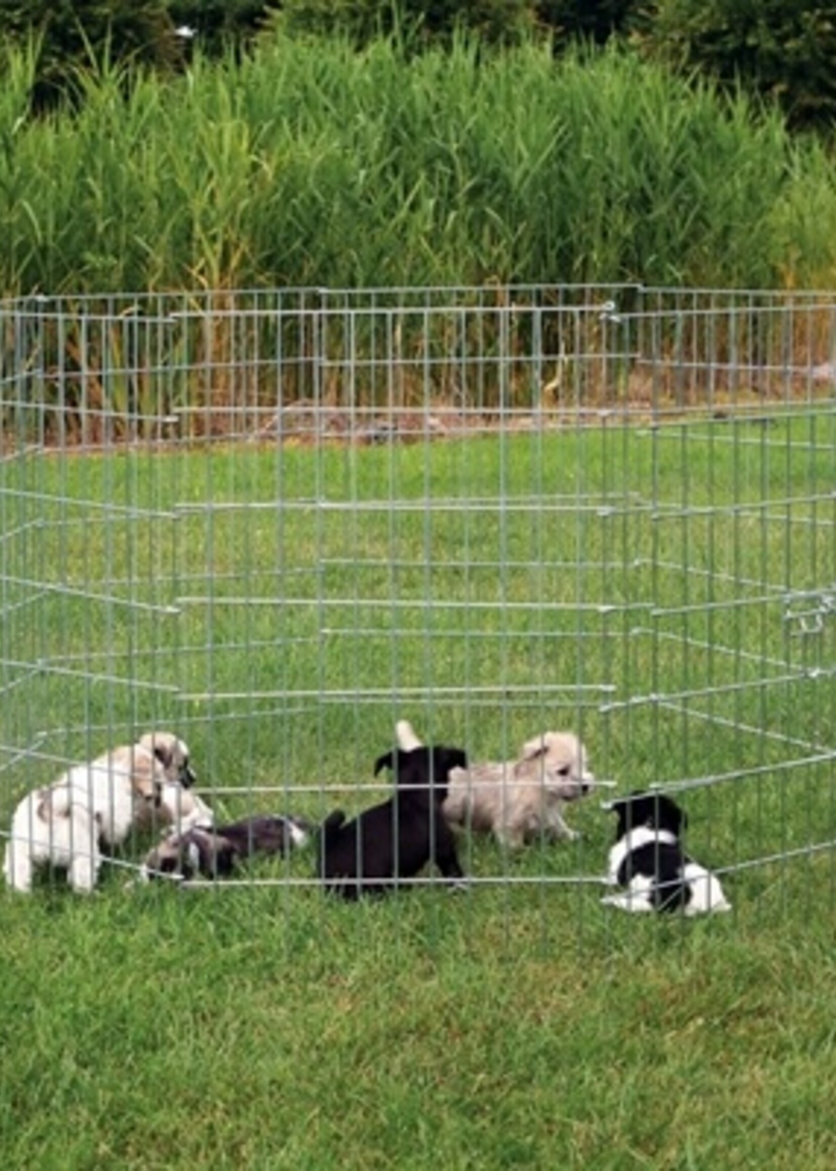 Trixie Trixie natura puppyren gegalvaniseerd metaal 8 panelen