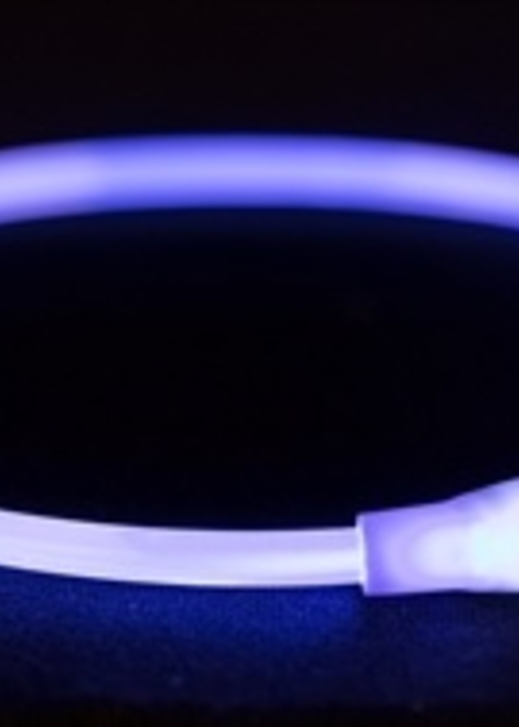 Trixie Trixie halsband usb flash light lichtgevend oplaadbaar blauw