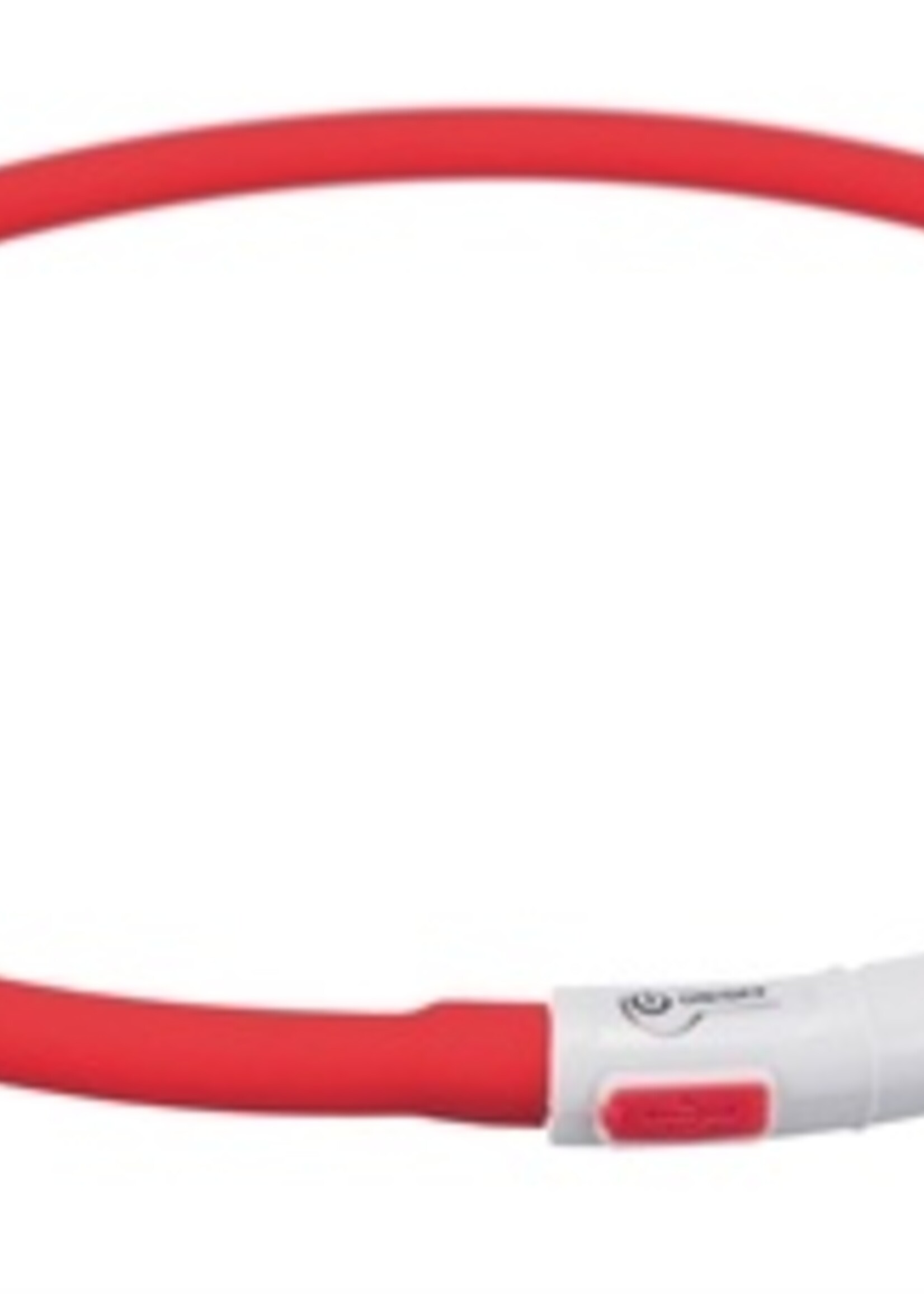 Trixie Trixie halsband usb flash light lichtgevend oplaadbaar rood