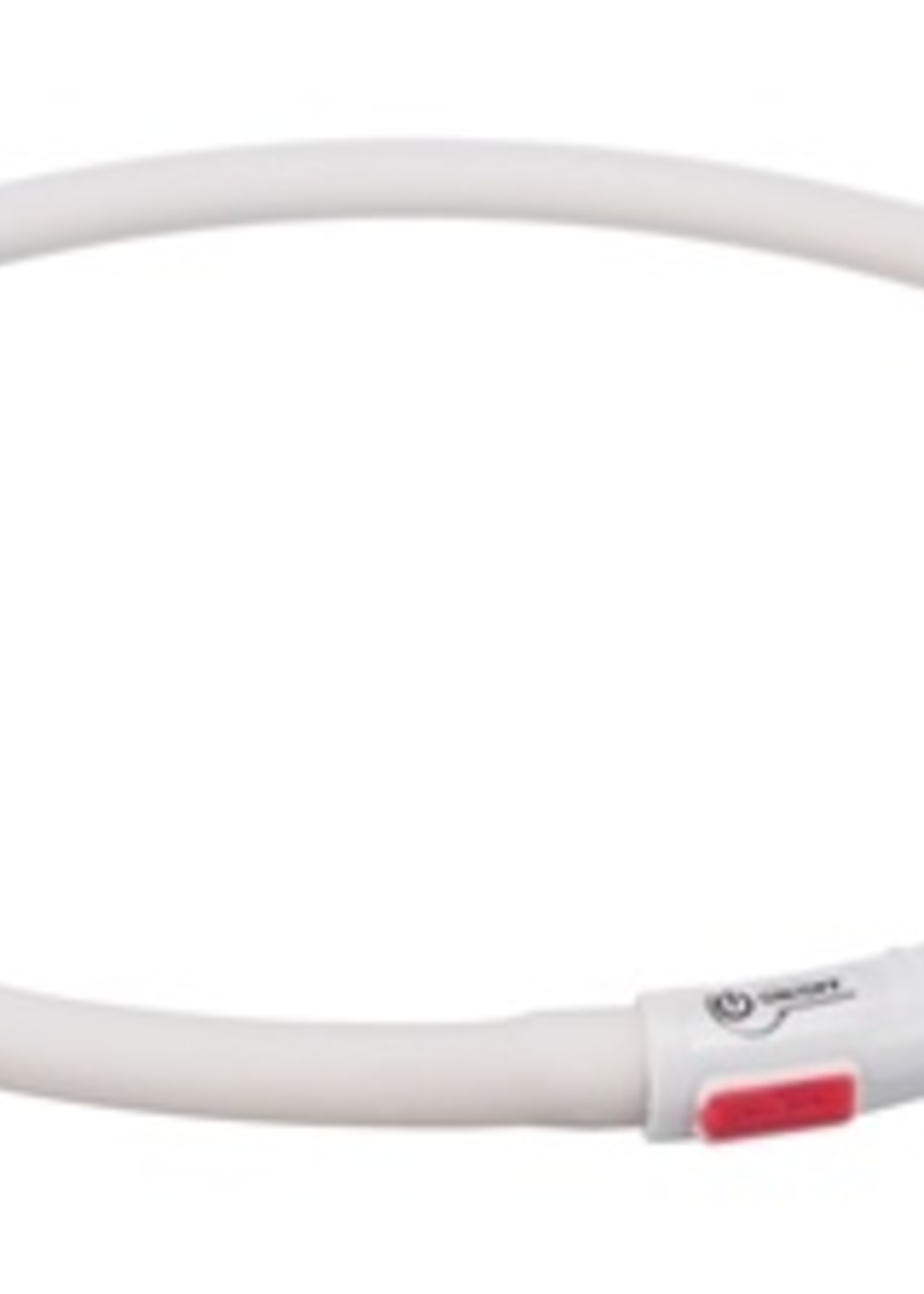 Trixie Trixie halsband usb flash light lichtgevend oplaadbaar wit