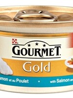 Gourmet 24x gourmet gold fijne hapjes zalm / kip