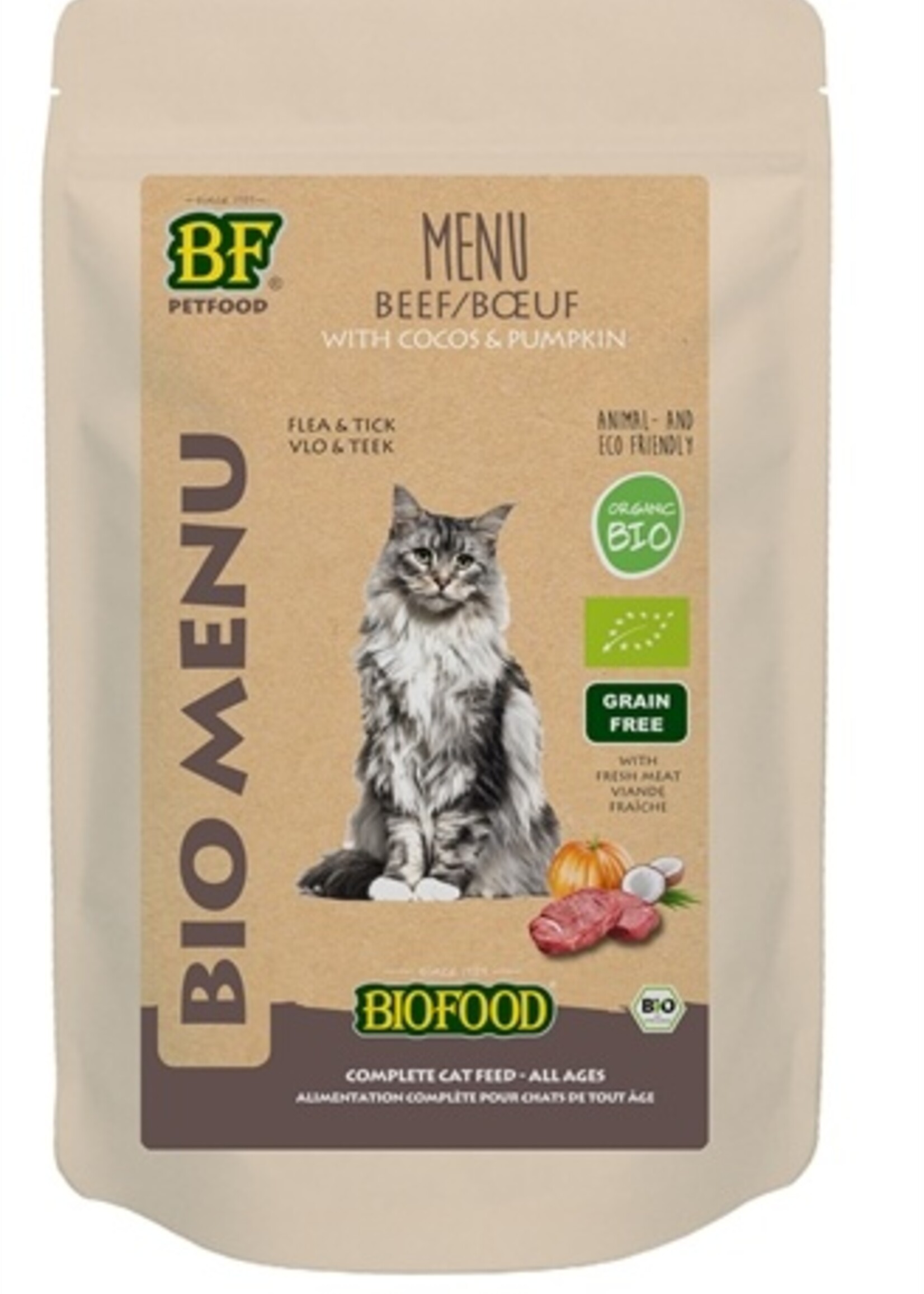 Biofood 20x biofood organic kat rund menu pouch