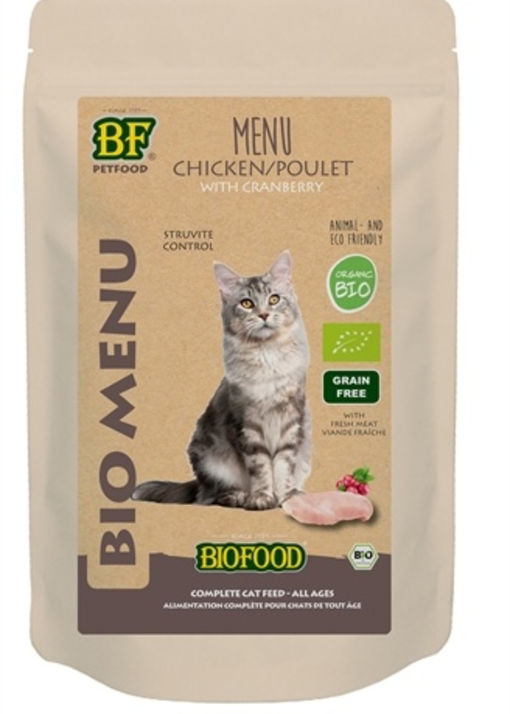 Biofood 20x biofood organic kat kip menu pouch