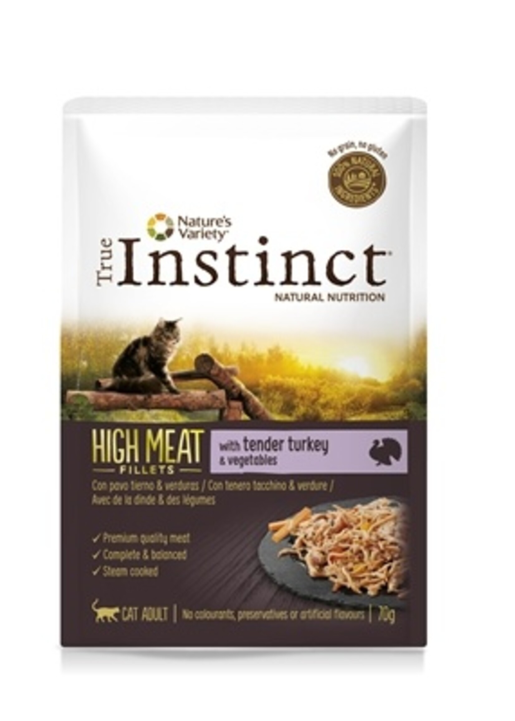 True instinct True instinct high in meat pouch adult turkey fillets