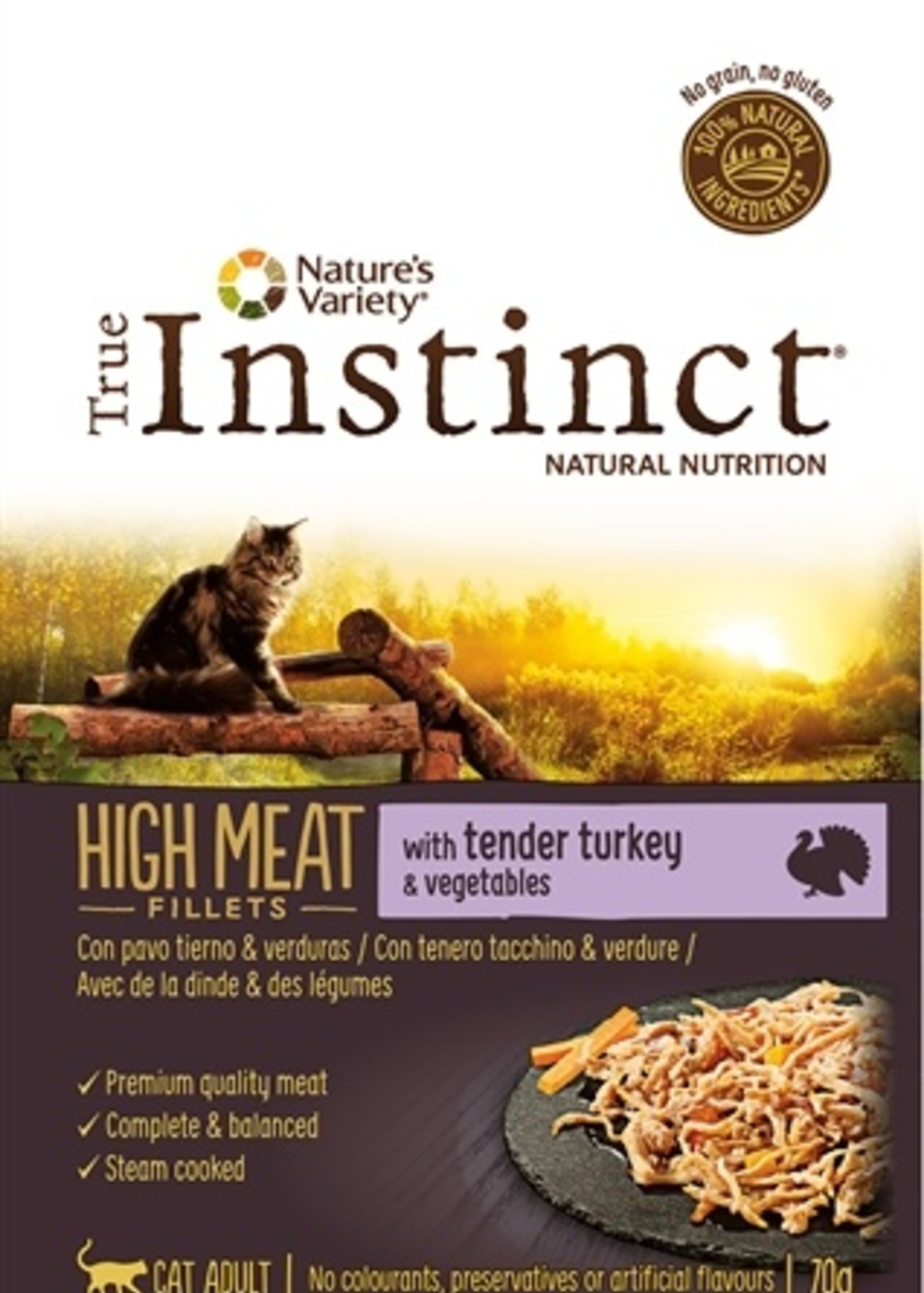 True instinct True instinct high in meat pouch adult turkey fillets