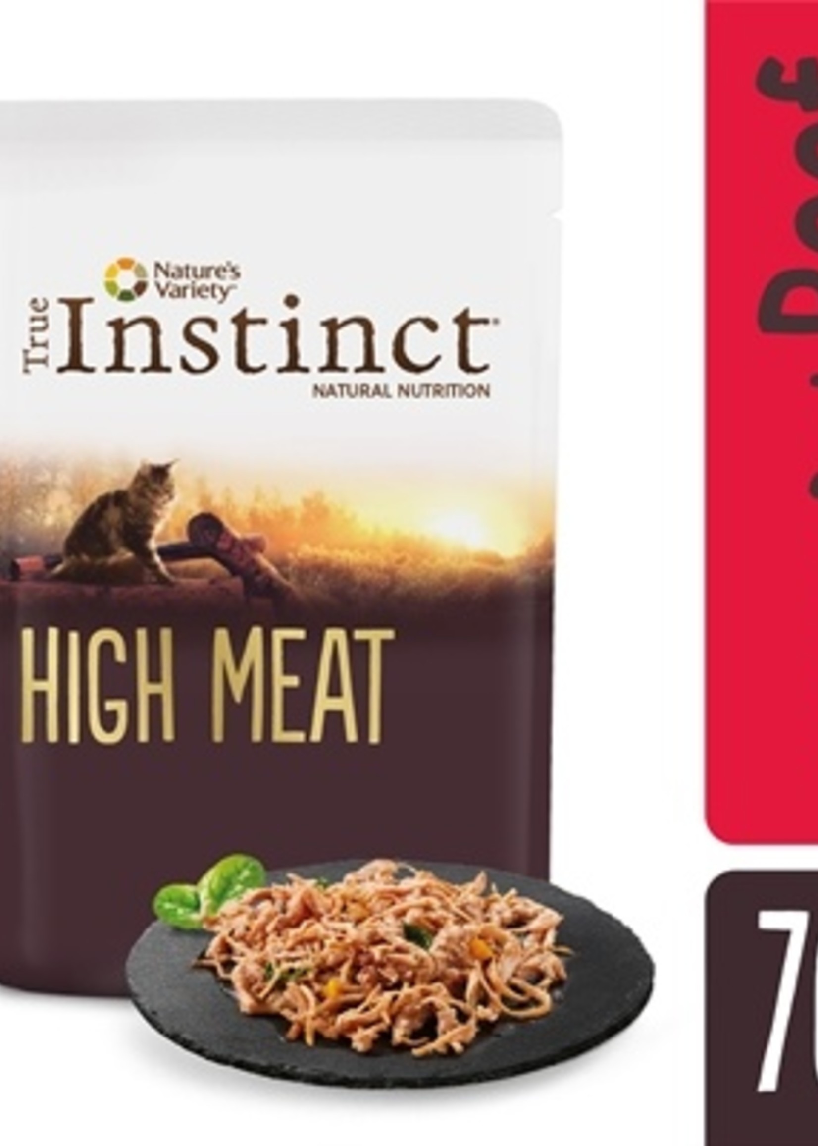 True instinct True instinct high in meat pouch adult beef fillets