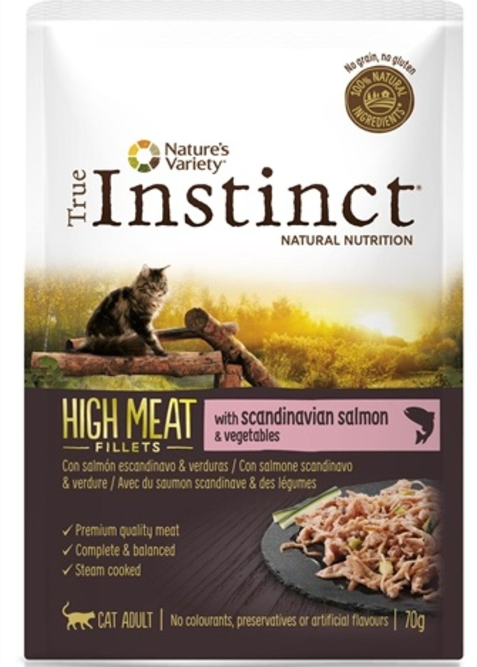 True instinct True instinct pouch high meat adult salmon fillets