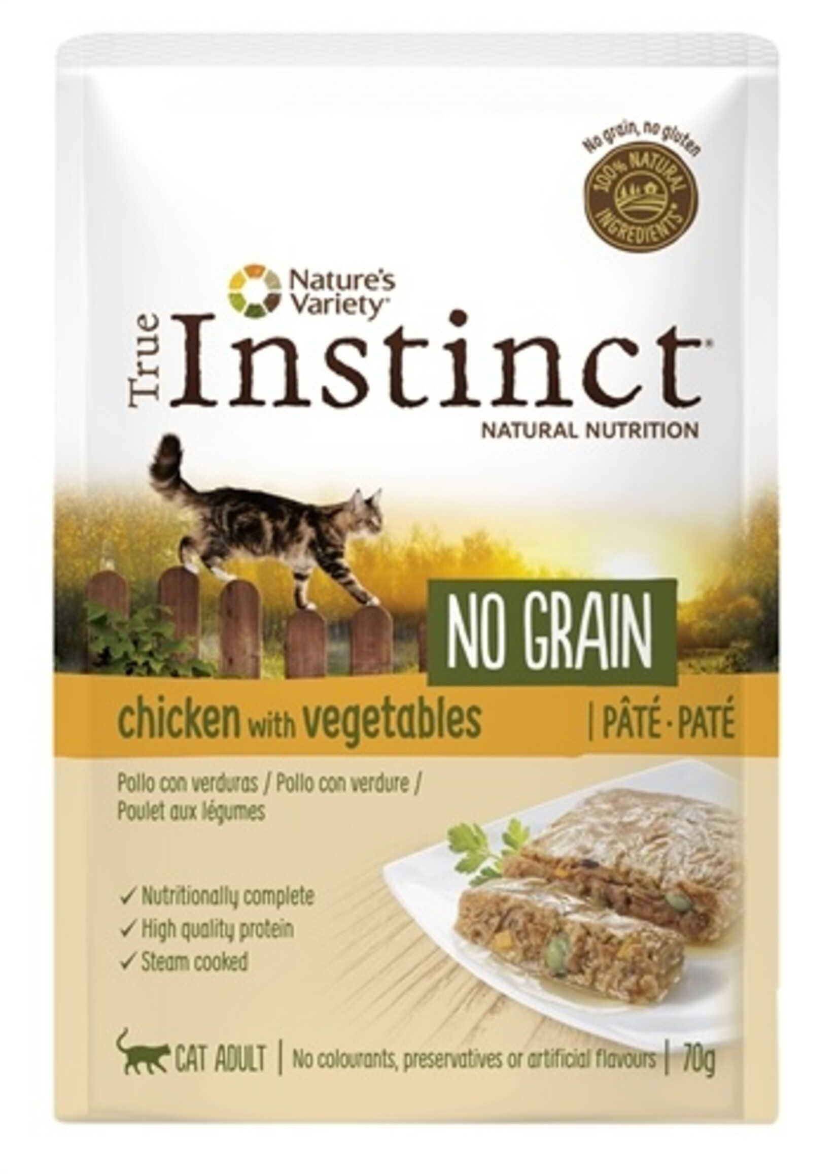 True instinct True instinct pouch no grain adult chicken pate