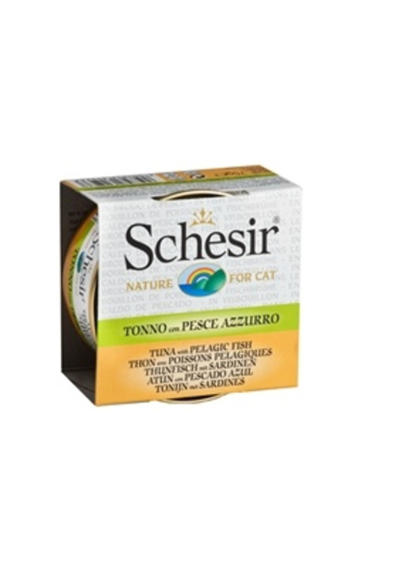 Schesir 14x schesir bouillon tonijn / sardines