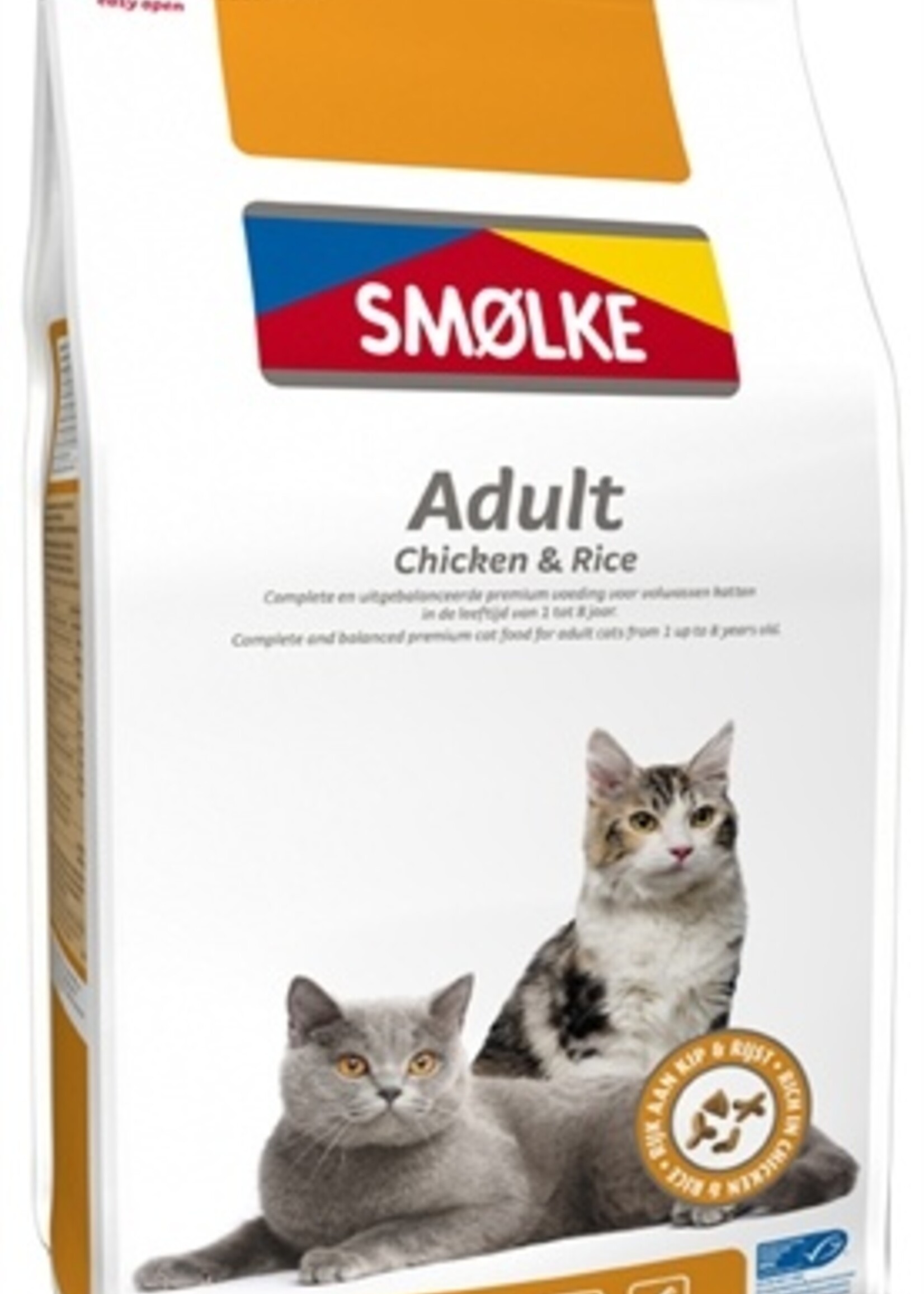 Smolke Smolke cat adult kip / rijst
