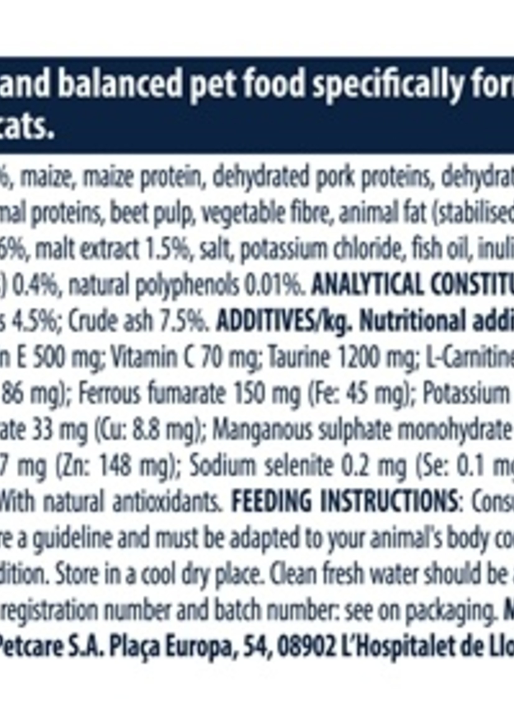 Advance Advance cat sterilized hairball
