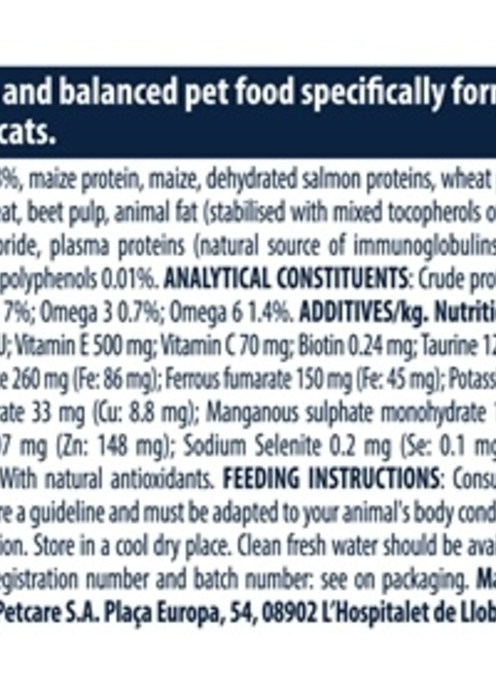 Advance Advance cat sterilized sensitive salmon
