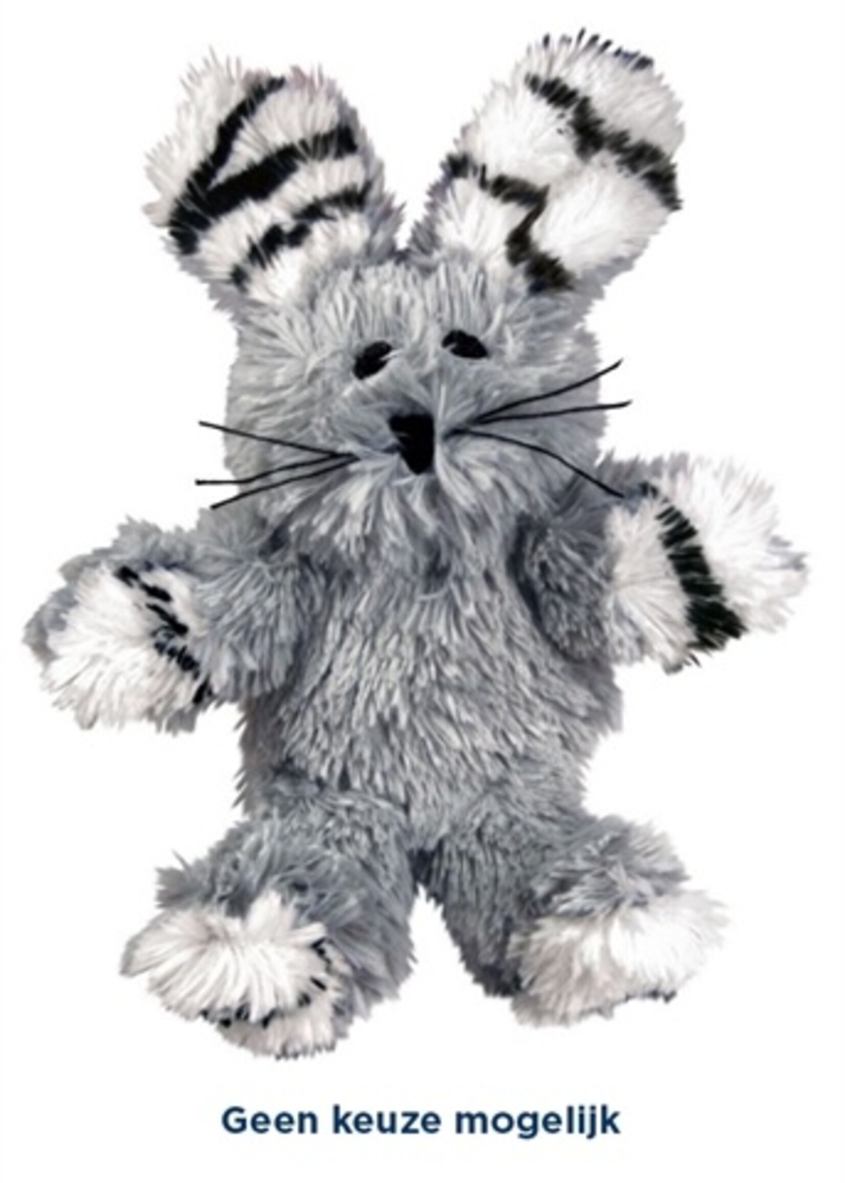 Kong Kong cat softies fuzzy bunny assorti