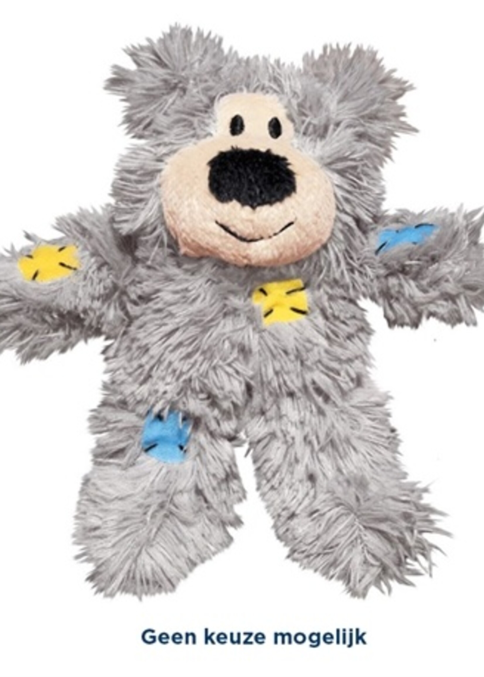 Kong Kong cat softies patchwork bear assorti