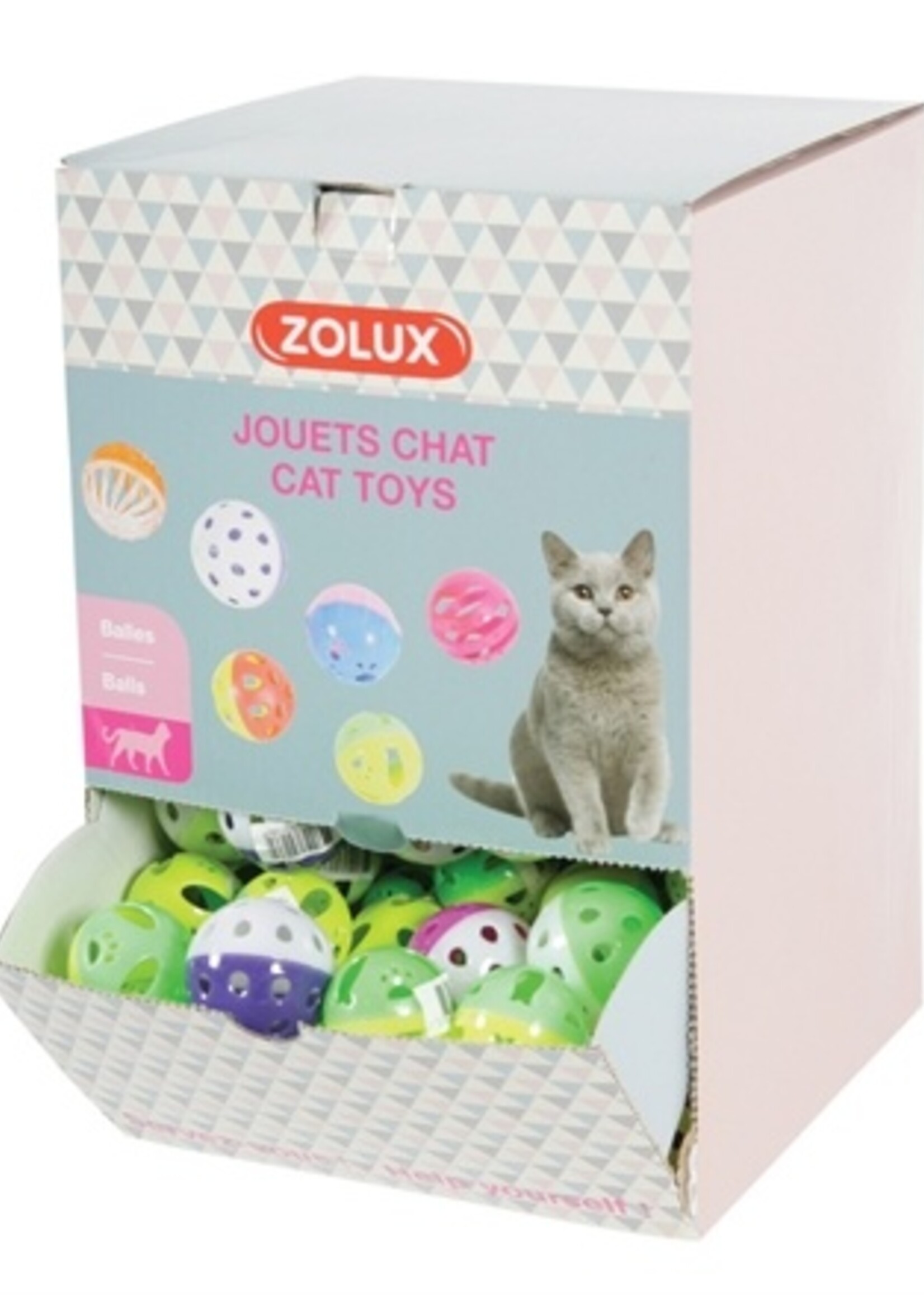 Zolux Zolux display speelballen kat assorti