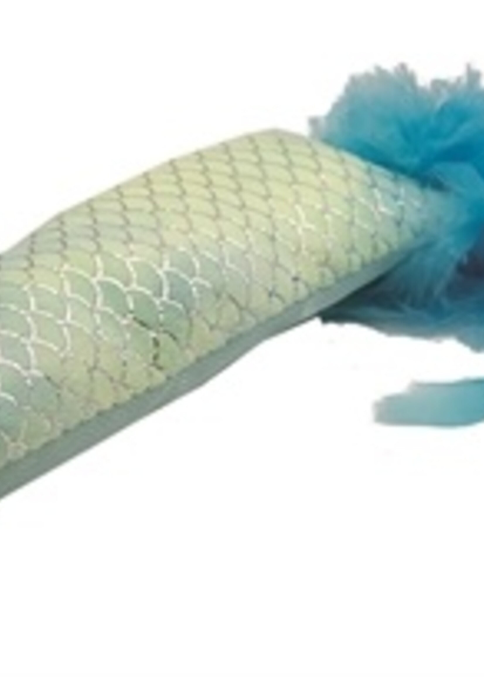 Happy pet Happy pet mermaid kicker met veren blauw