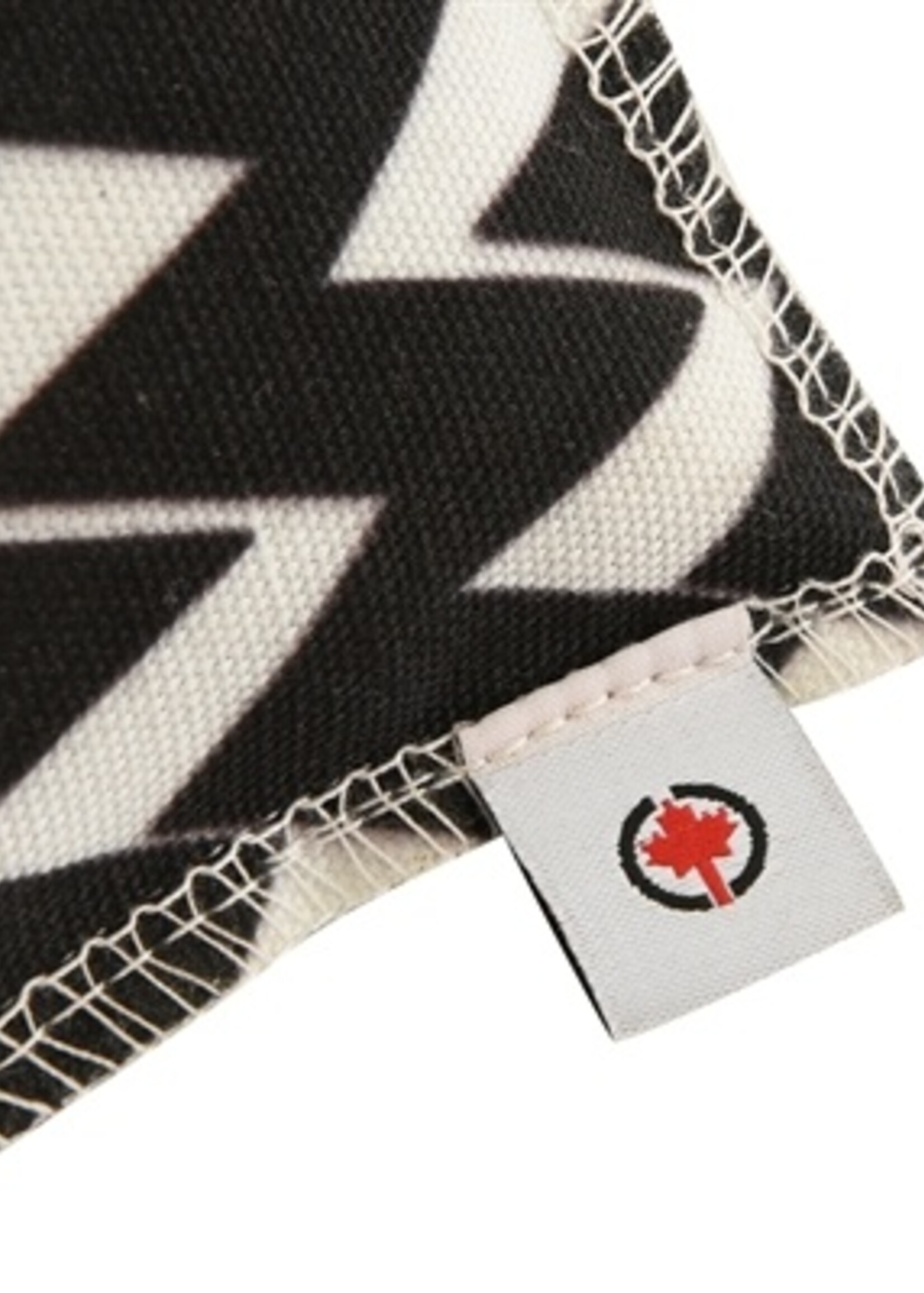 Canadiancat company Canadian cat speelkussen zigzag met catnip zwart / wit