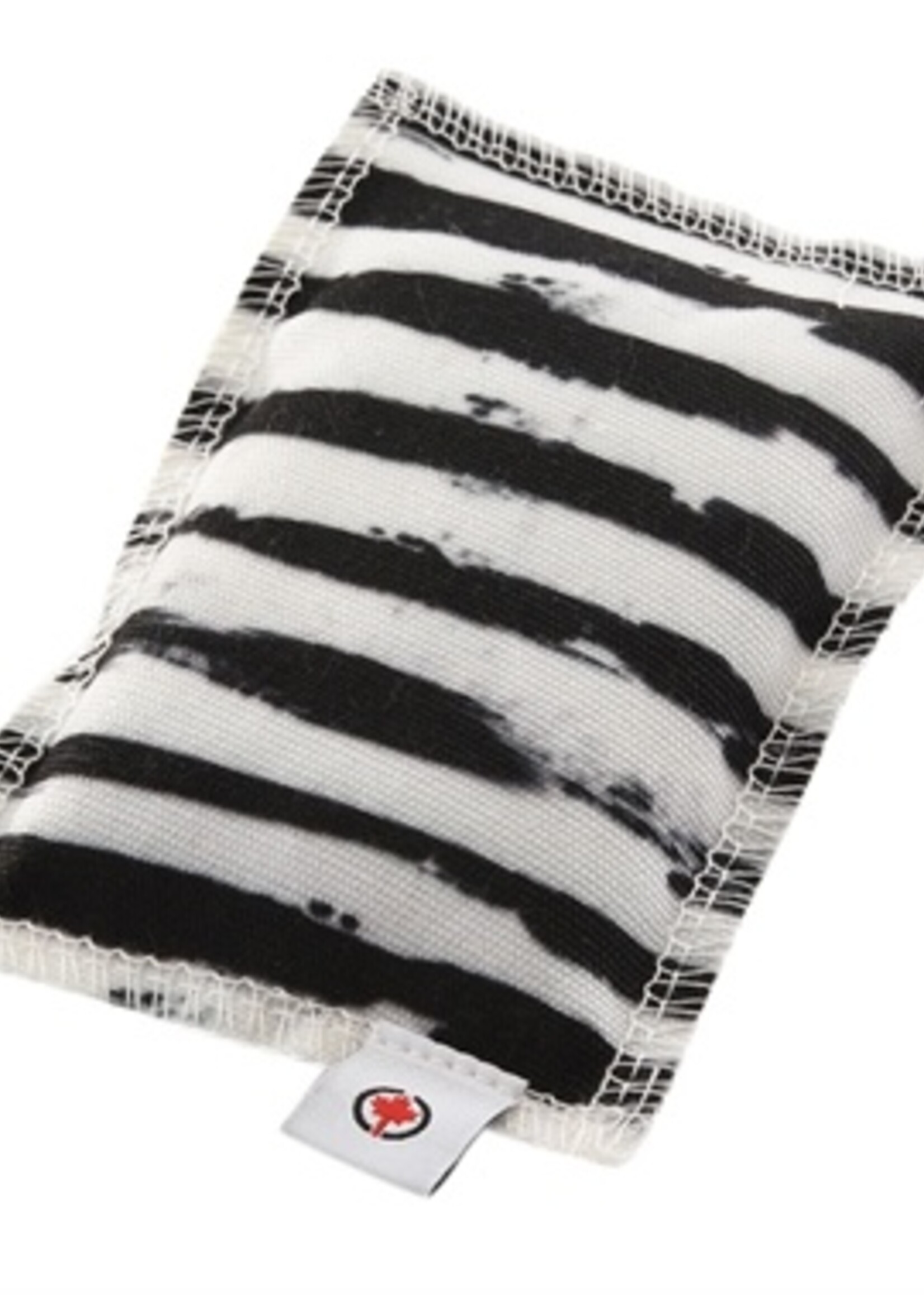 Canadiancat company Canadian cat speelkussen zebra met catnip zwart / wit