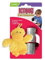 Kong Kong kat pluche eend geel catnip