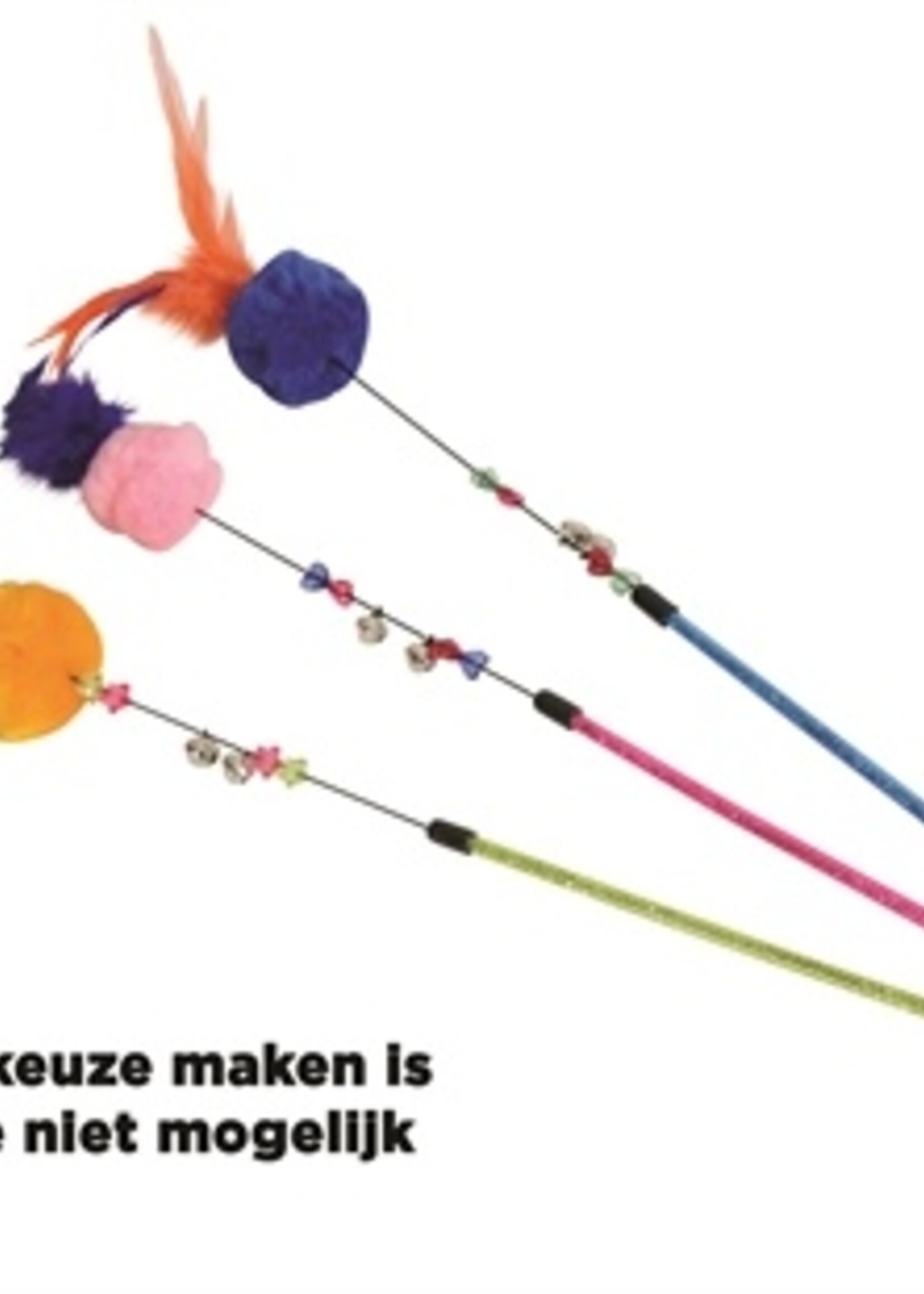 Zolux Zolux kattenhengel pompon assorti