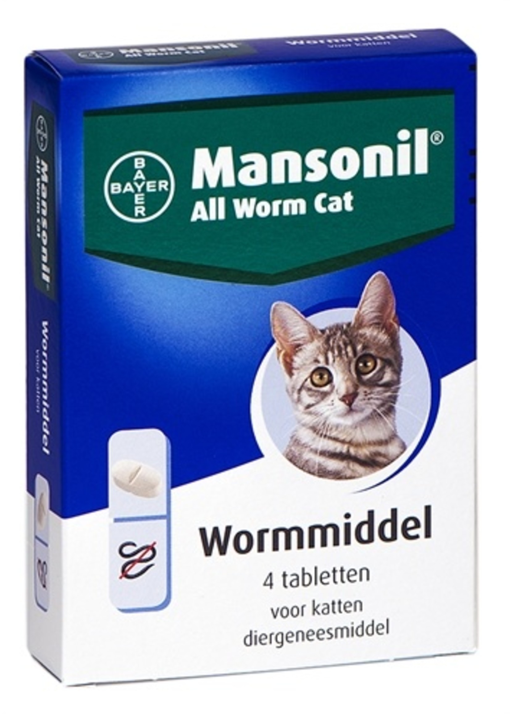 Mansonil Mansonil kat all worm tabletten