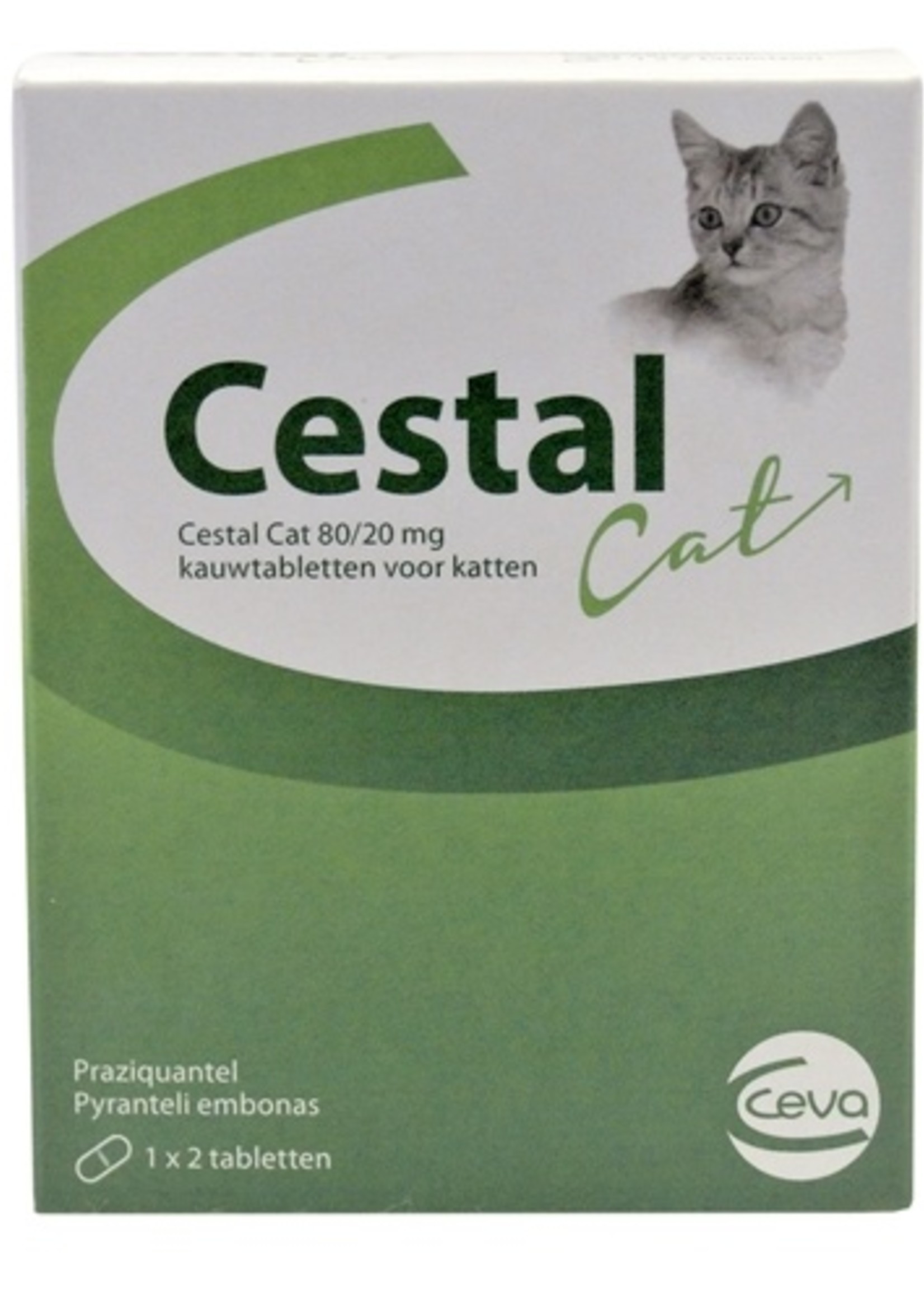 Ceva Ceva cestal cat 80/20 mg kauwtabletten