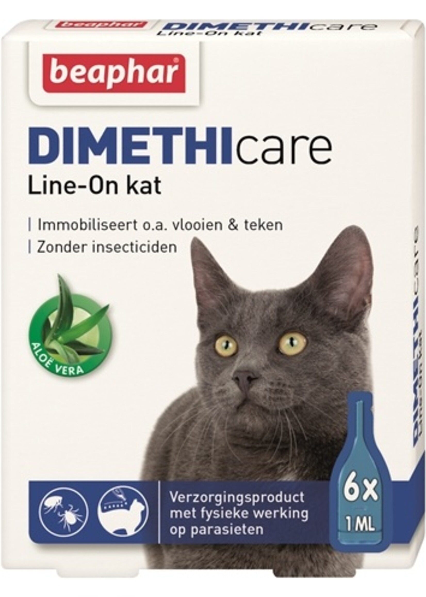 Beaphar Beaphar dimethicare line-on kat tegen vlooien en teken