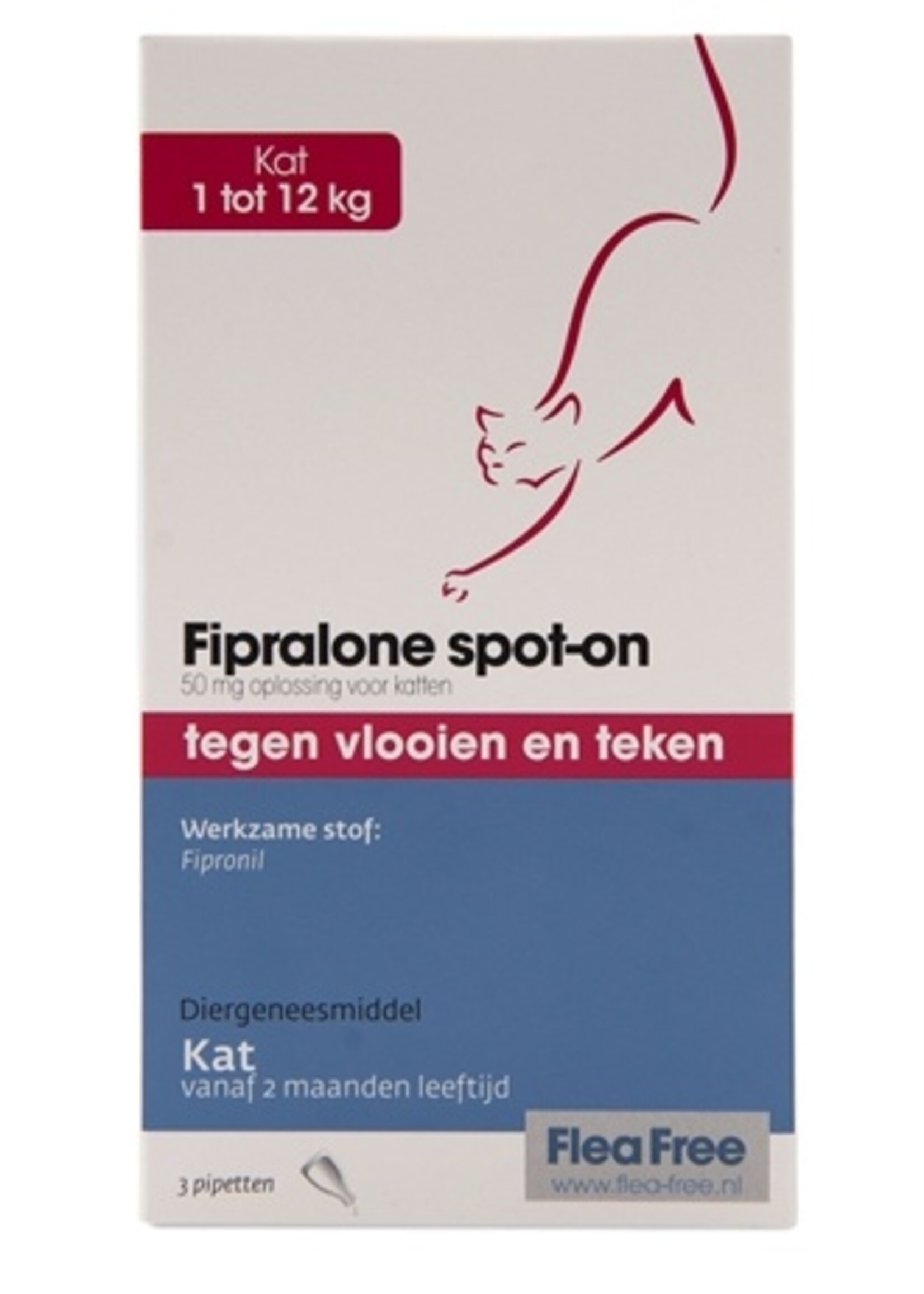 Exil Exil flea free fipralone spot-on kat