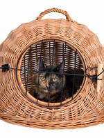 Trixie Trixie rotan kattenmand met deur