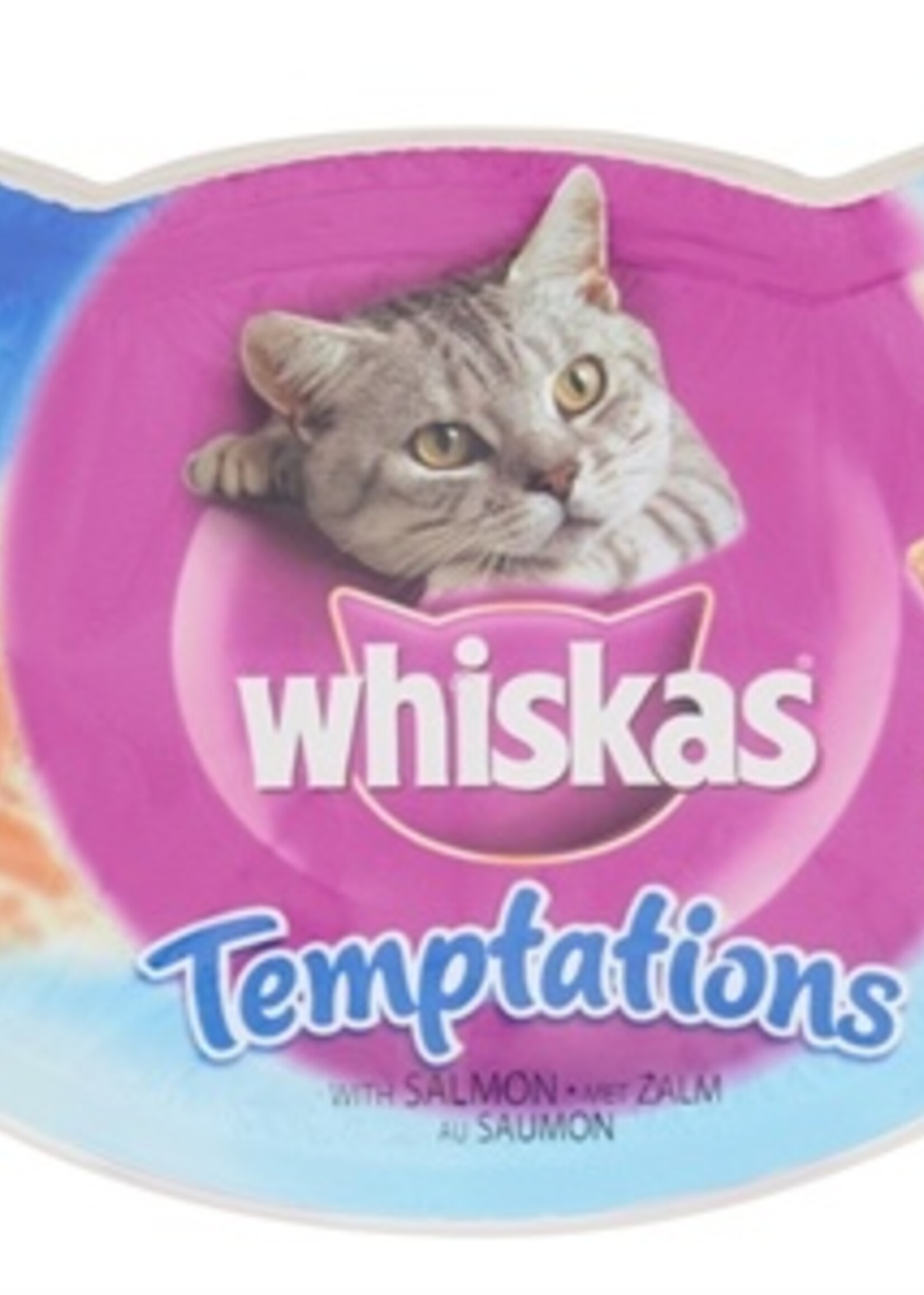 Whiskas 8x whiskas snack temptations zalm