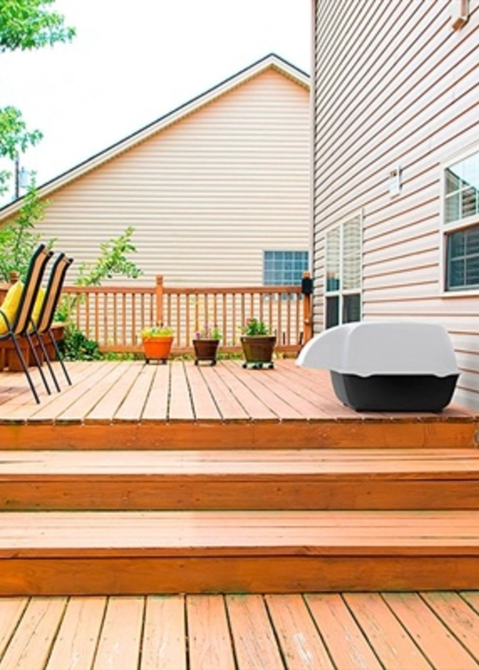 Ferplast Ferplast kattenbak cosmic outdoor zwart