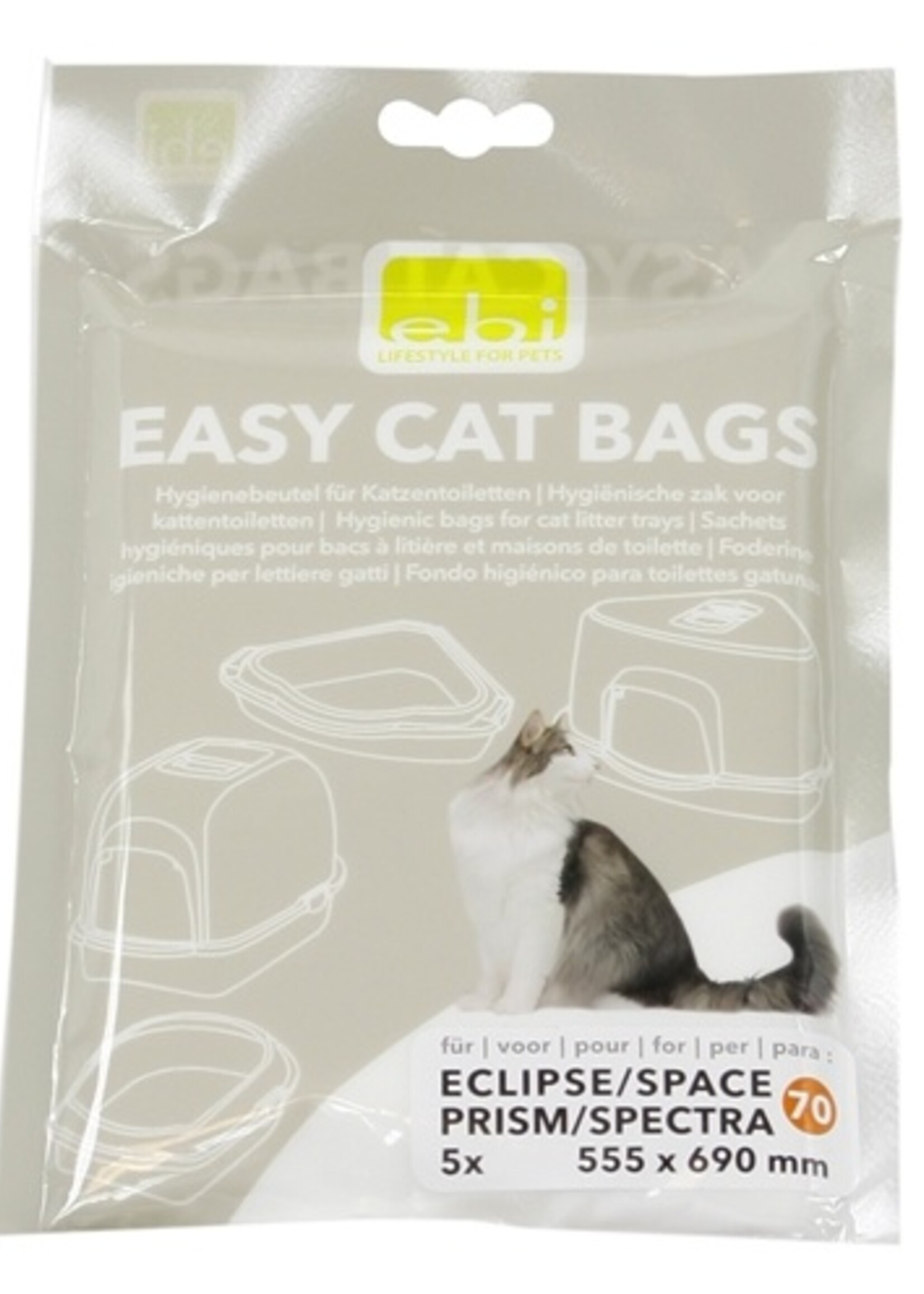 Ebi Ebi easy-cat kattenbakzak jumbo u-vorm