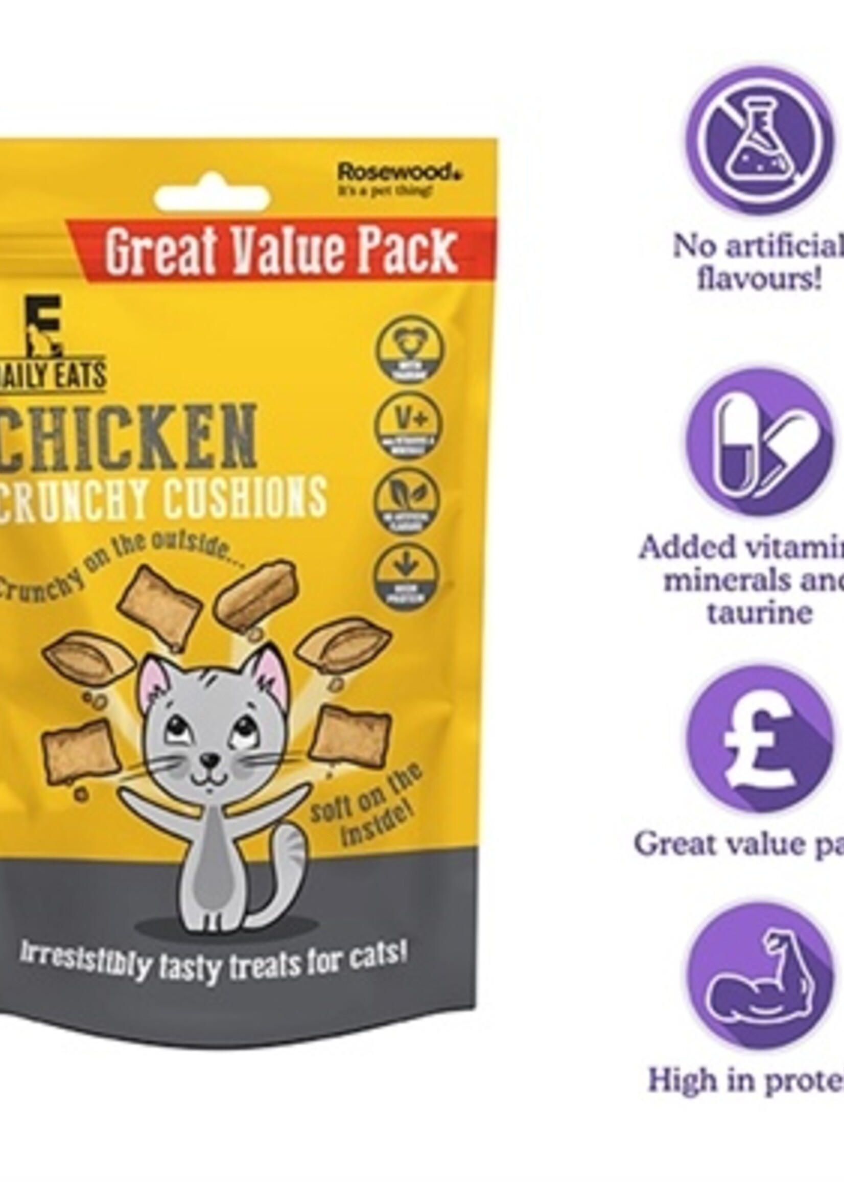 Rosewood Rosewood daily eats crunchy chicken kussentjes