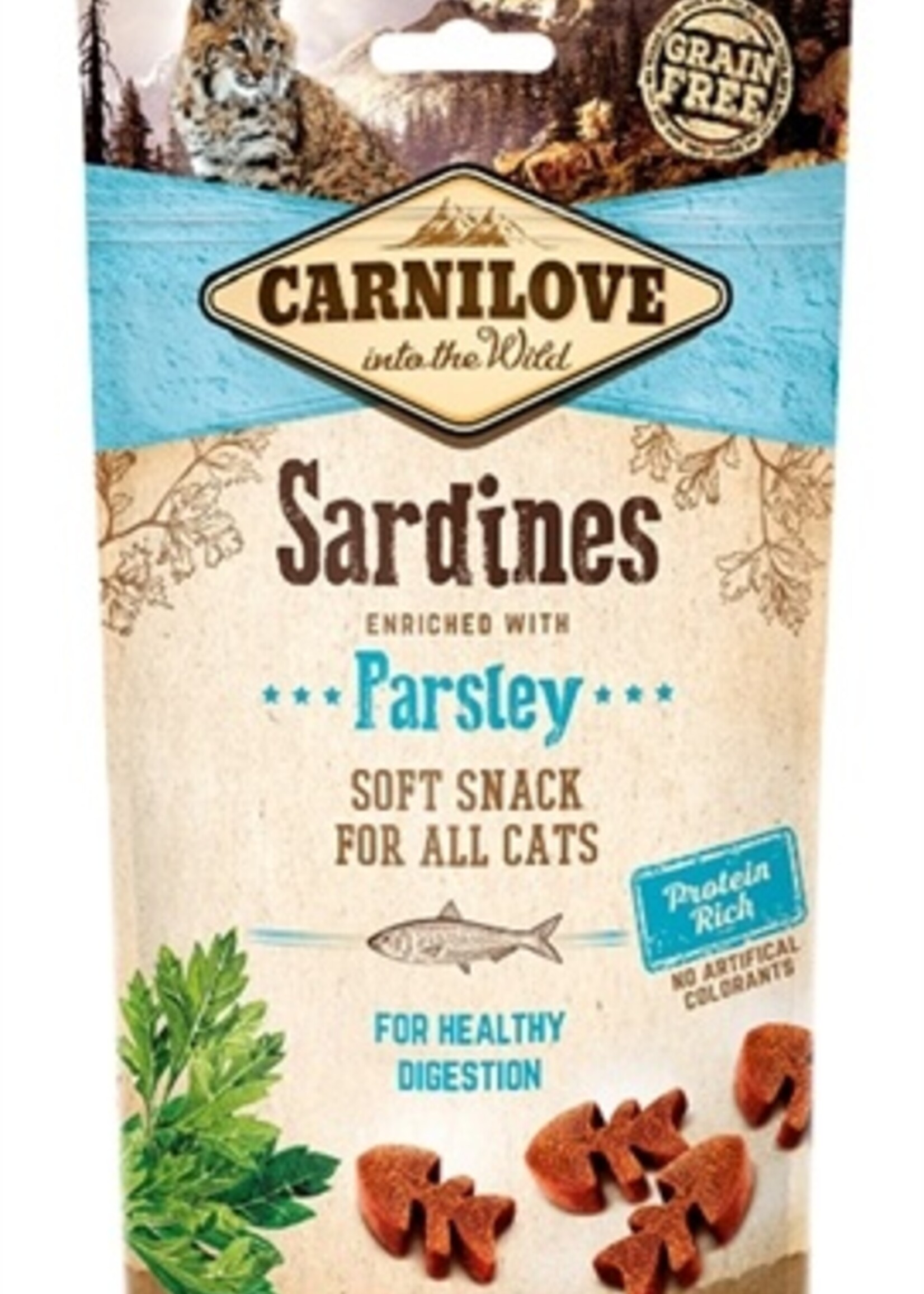 Carnilove Carnilove soft snack sardines / peterselie