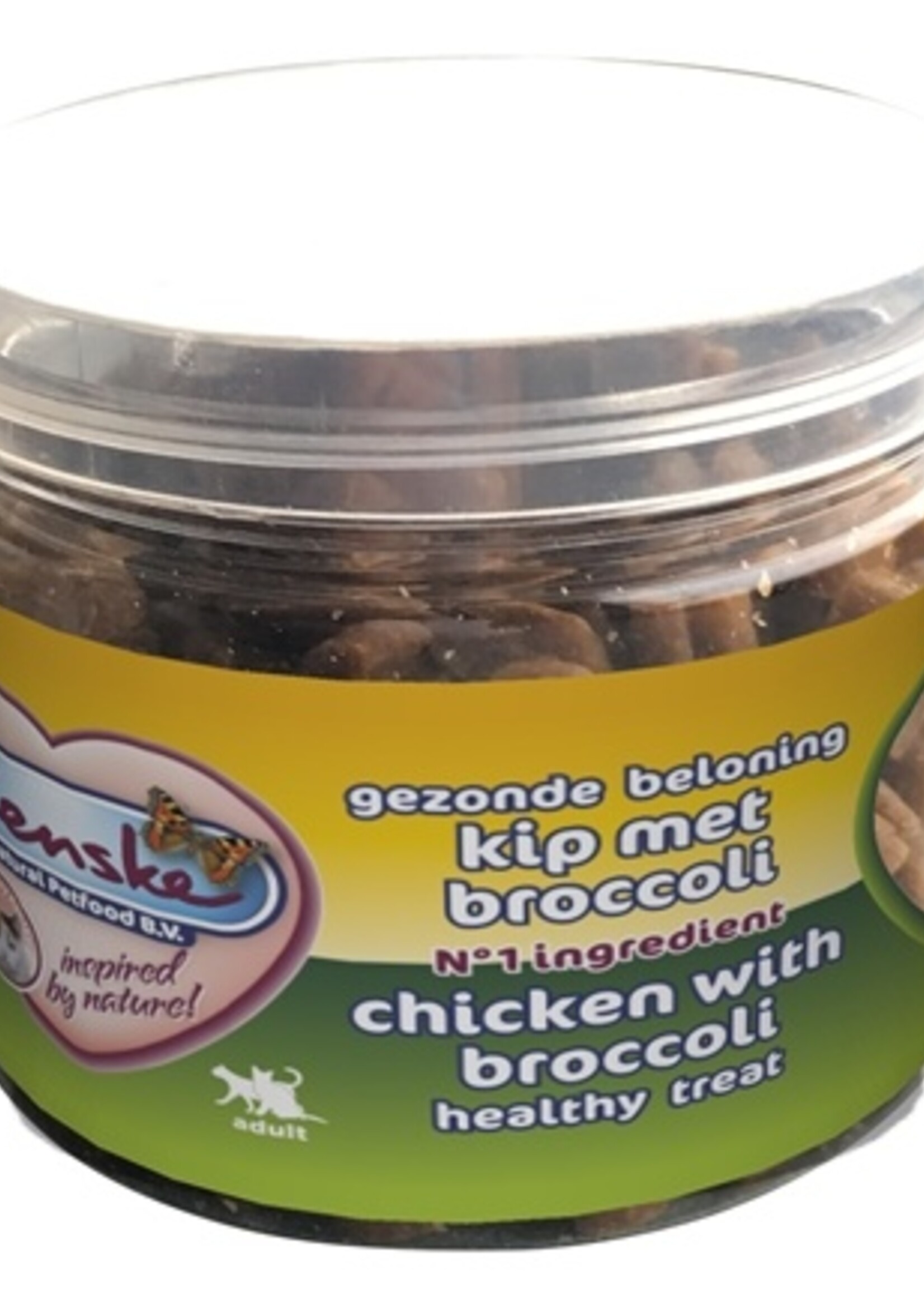 Renske Renske kat gezonde beloning mini hartjes kip / broccoli