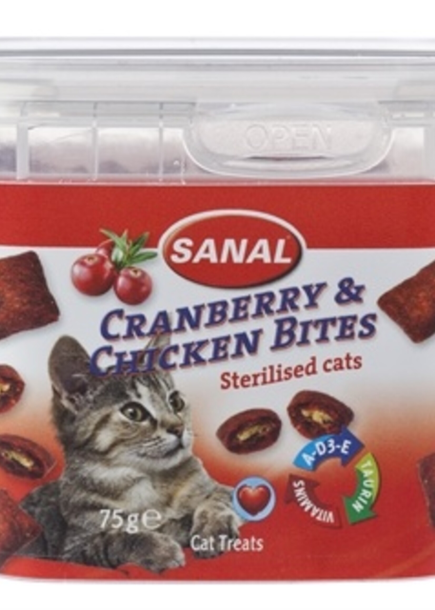 Sanal Sanal cat cranberry & chickenbites cup