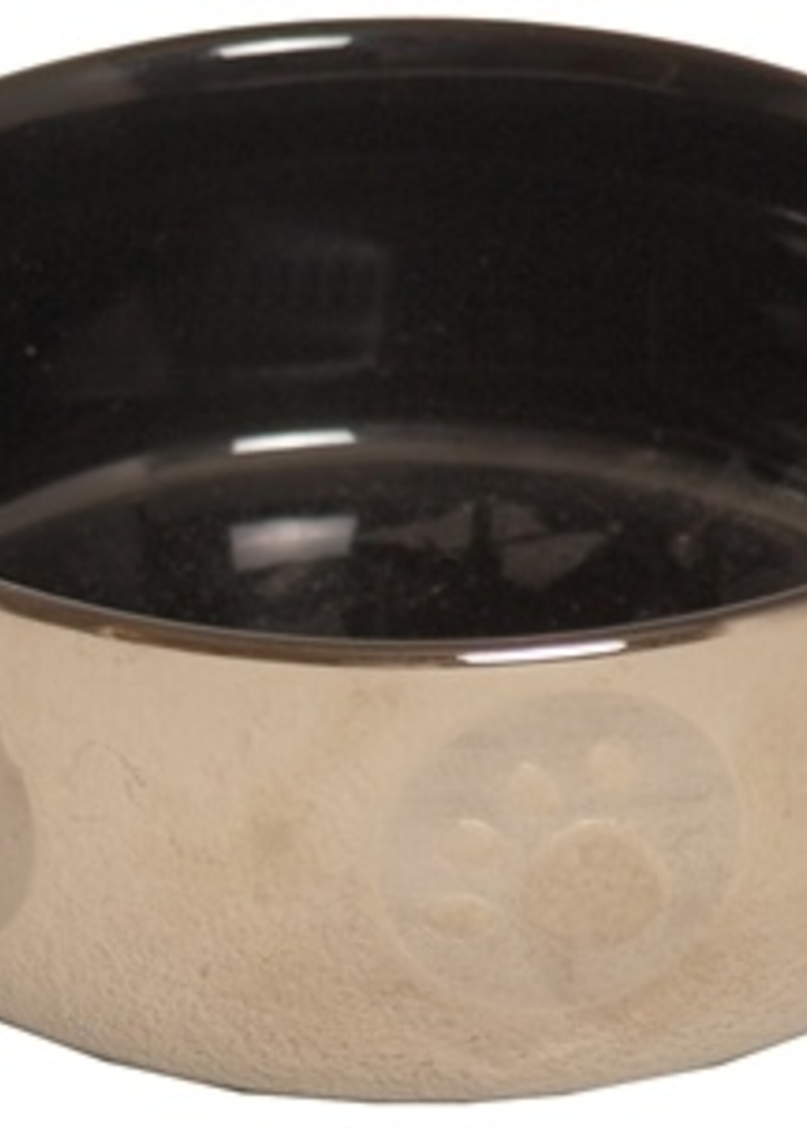 Merkloos Katteneetbak royal zilver/zwart