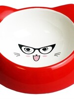 Happy pet Happy pet voerbak kat specs rood