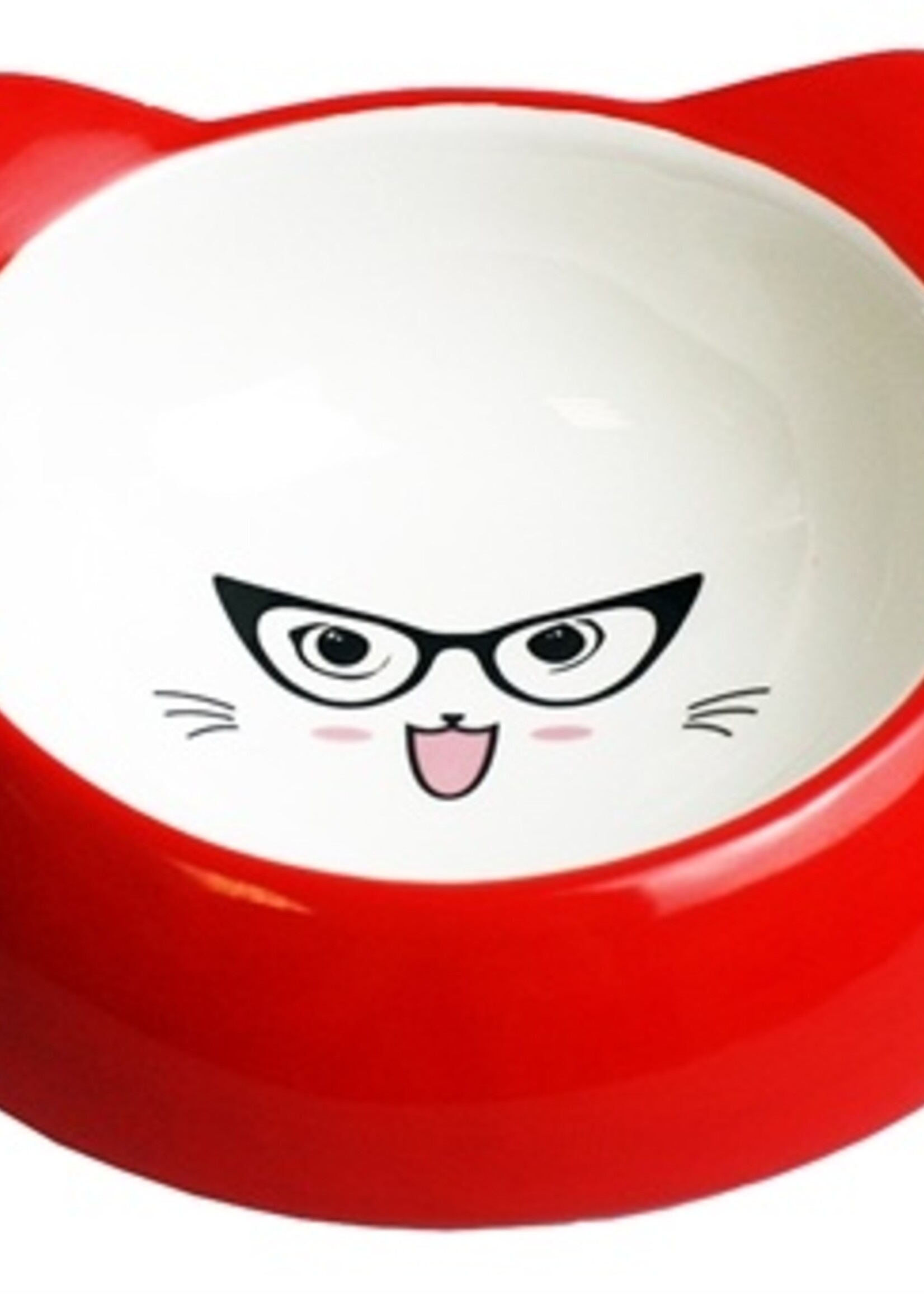Happy pet Happy pet voerbak kat specs rood
