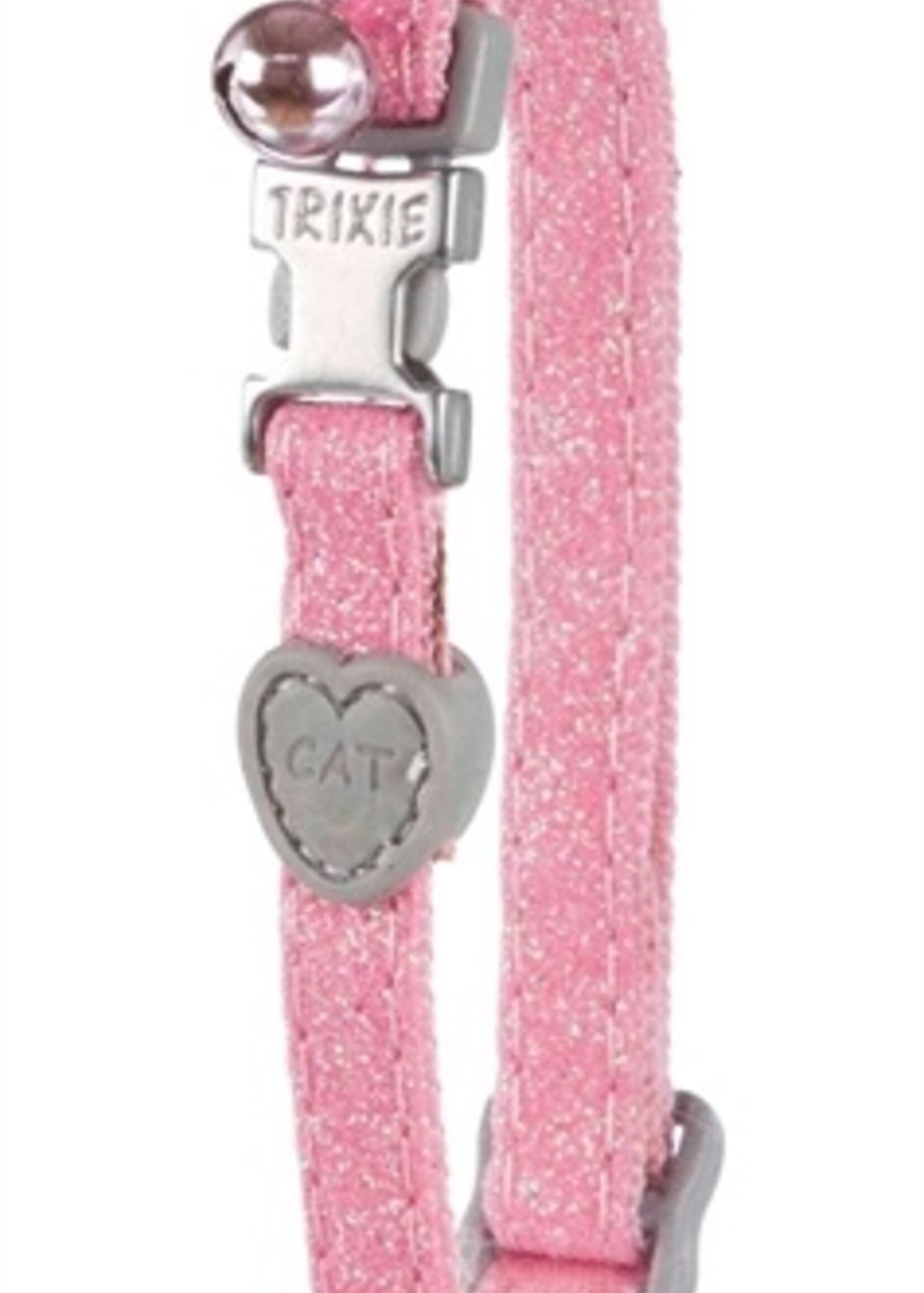 Trixie Trixie halsband kat glitter met kunststof sluiting assorti