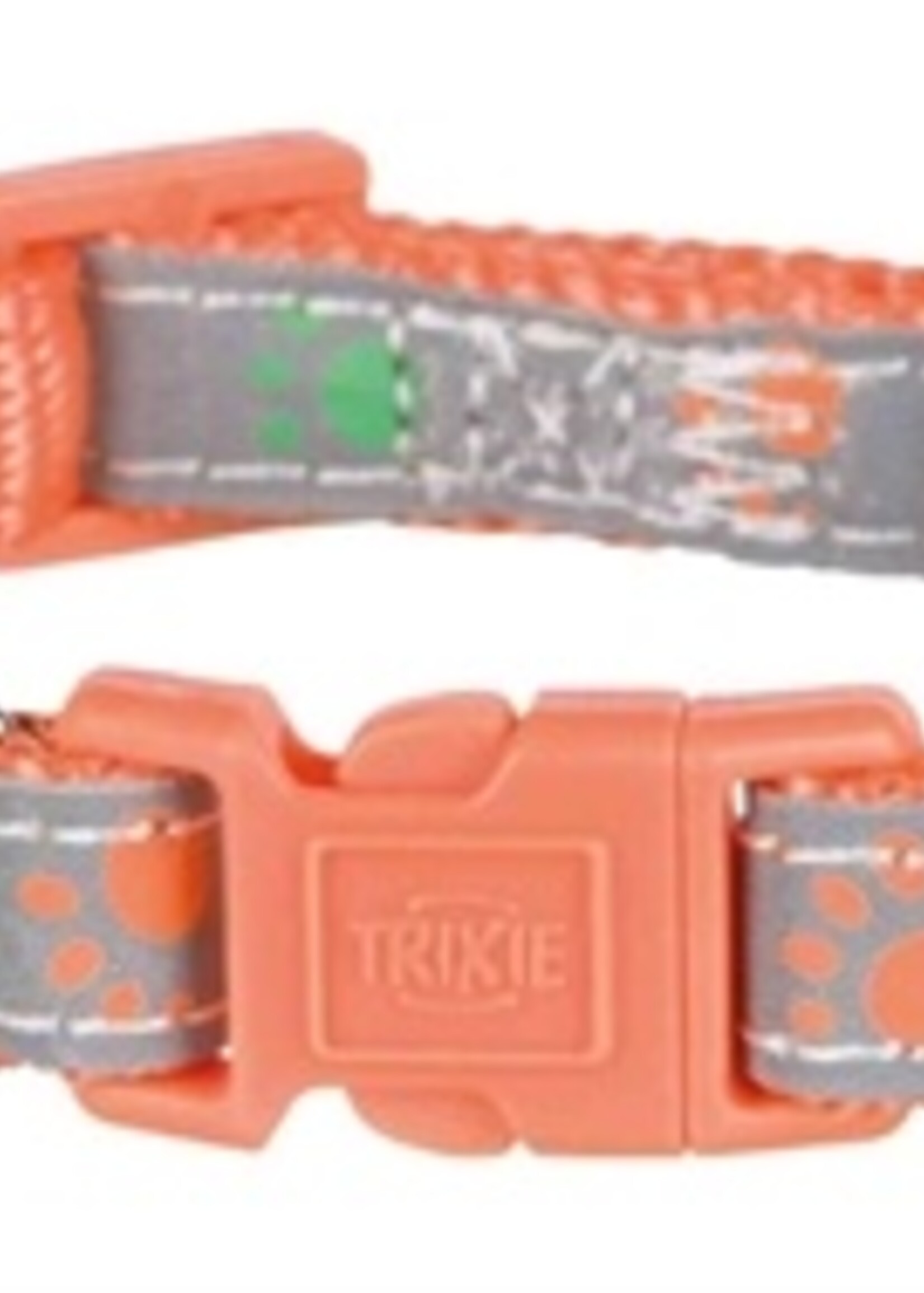 Trixie Trixie halsband kat print poot reflecterend assorti