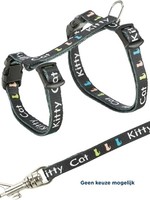 Trixie Trixie kittentuig junior met riem kitty cat assorti